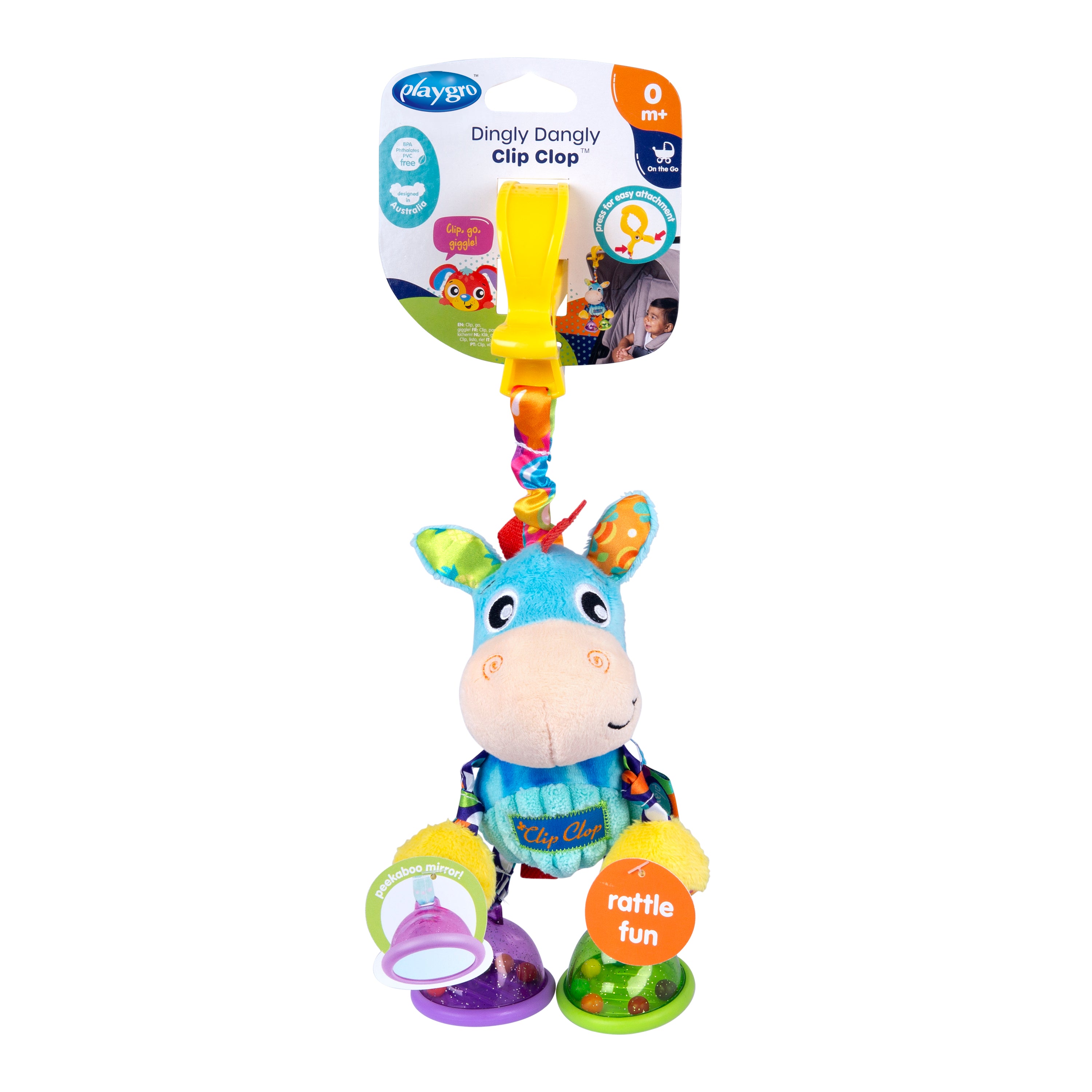 Playgro Toy Box Dingly Dangly Clip Clop