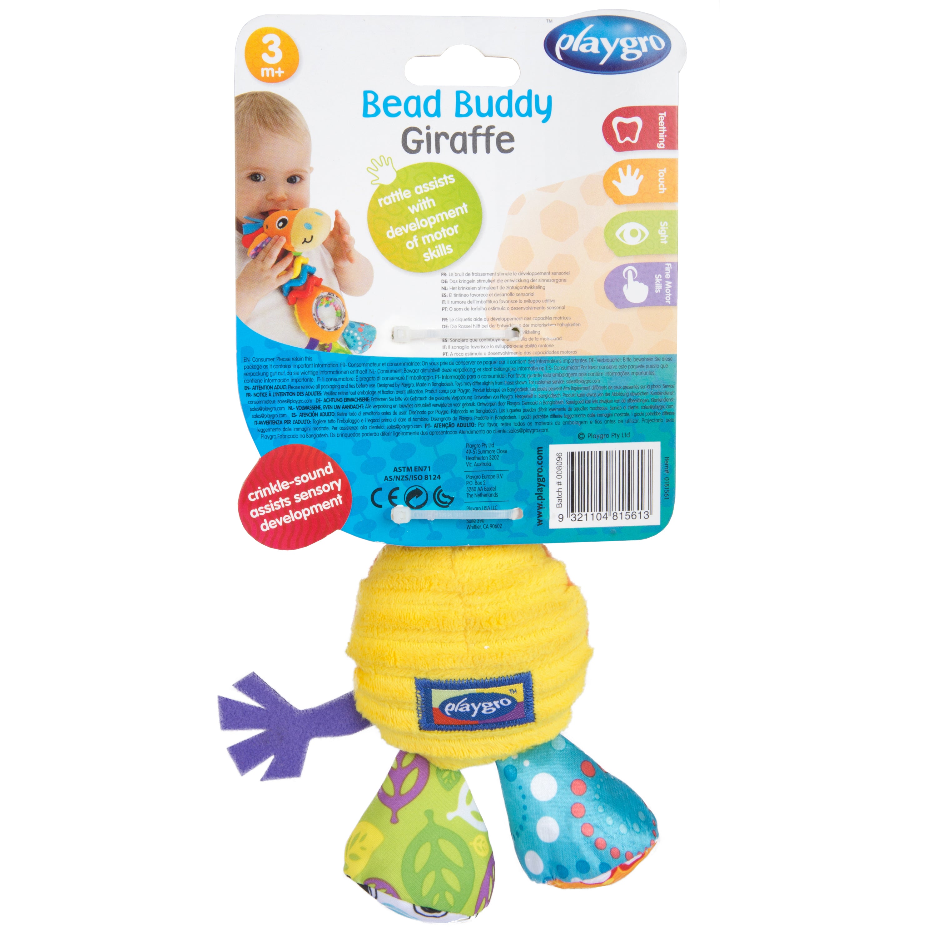Playgro Bead Buddy Giraffe