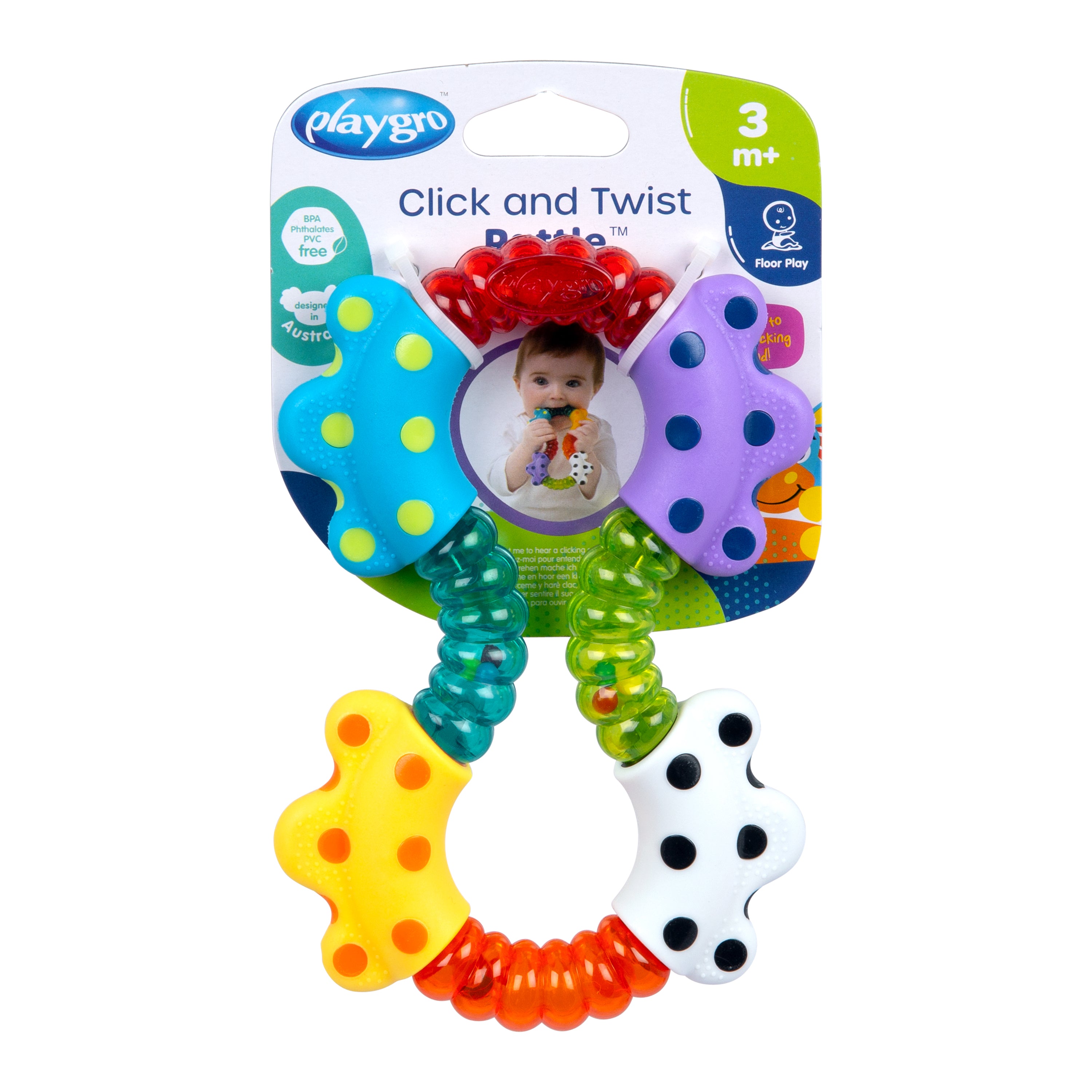Playgro Click and Twist Rattle
