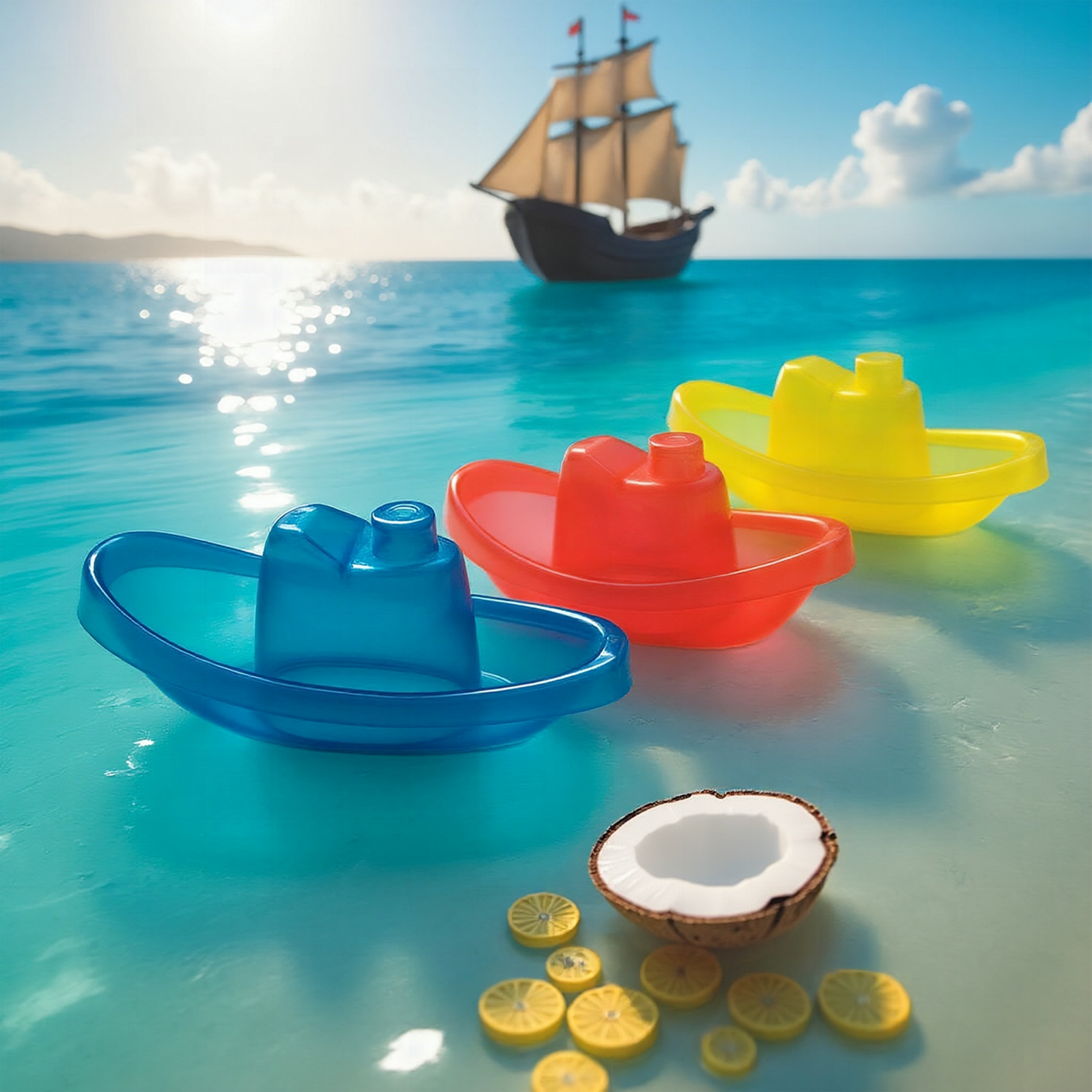 Playgro Bright Baby Boats - Assorted Colours