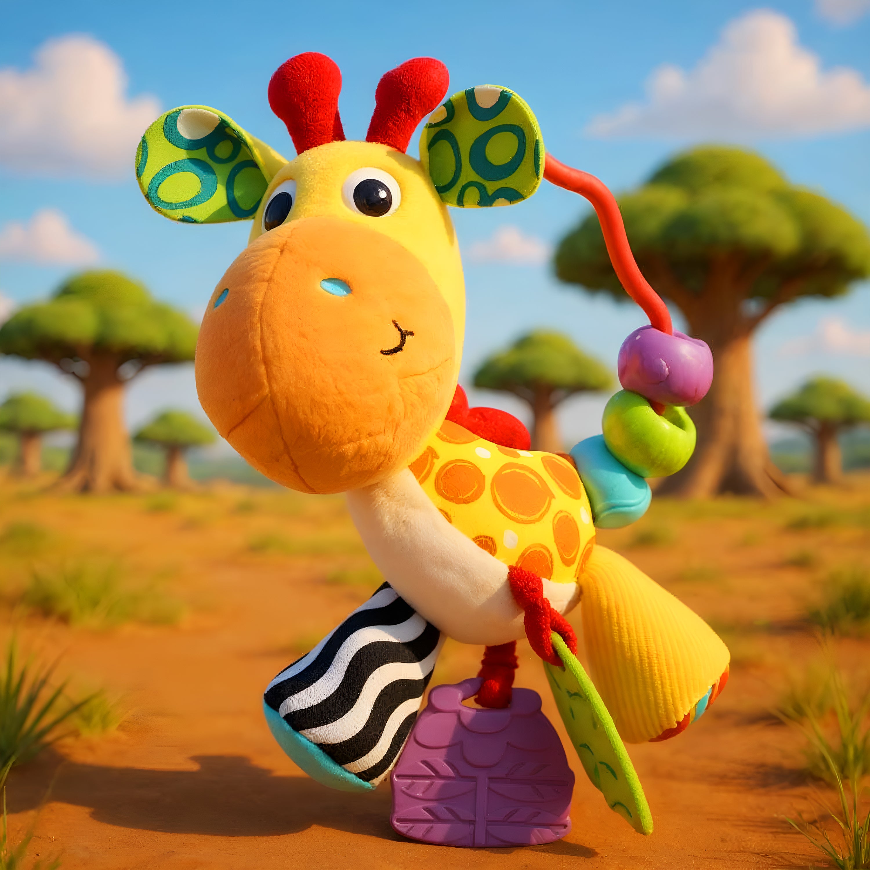 Playgro Giraffe Activity Rattle