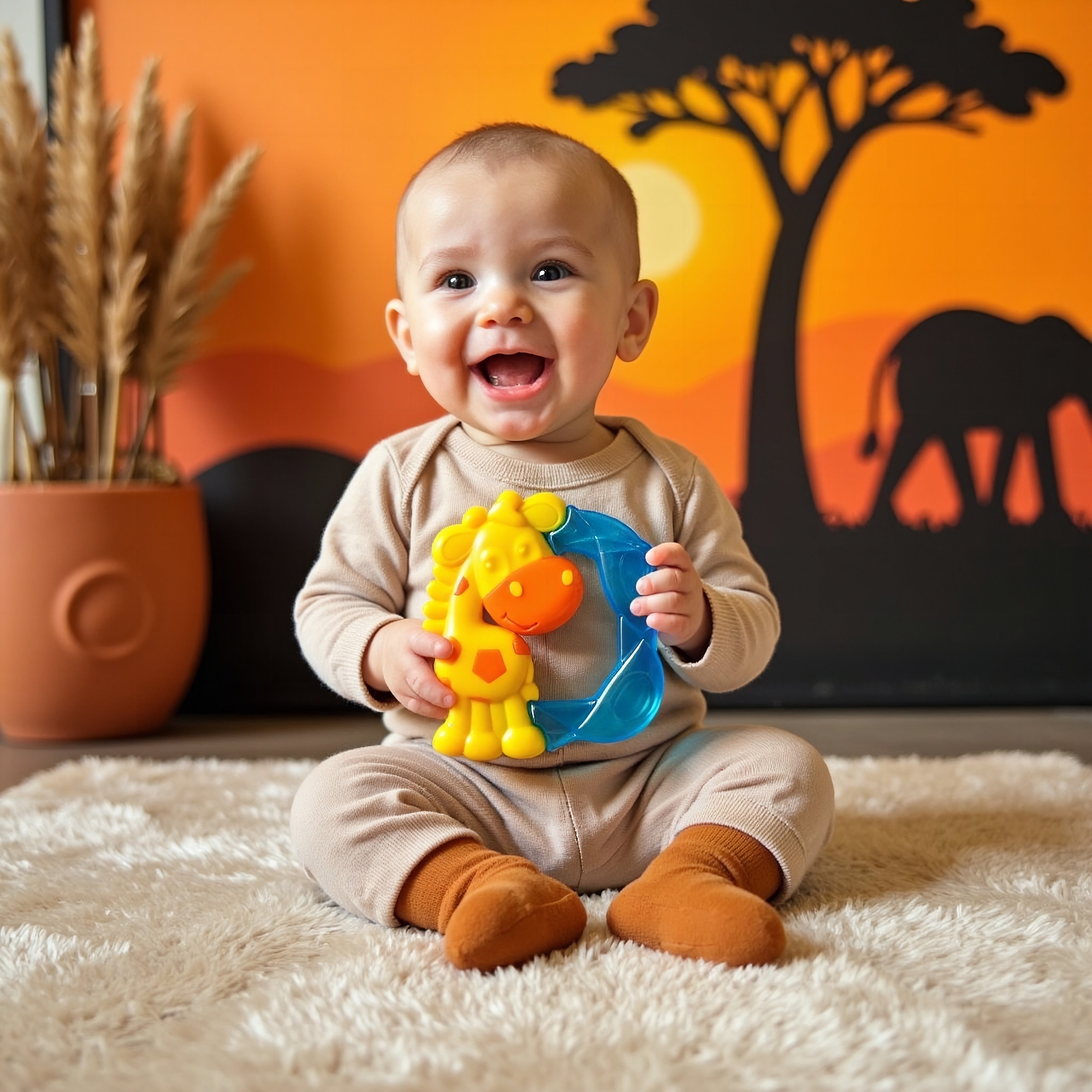 Playgro Jerry Giraffe Water Teether