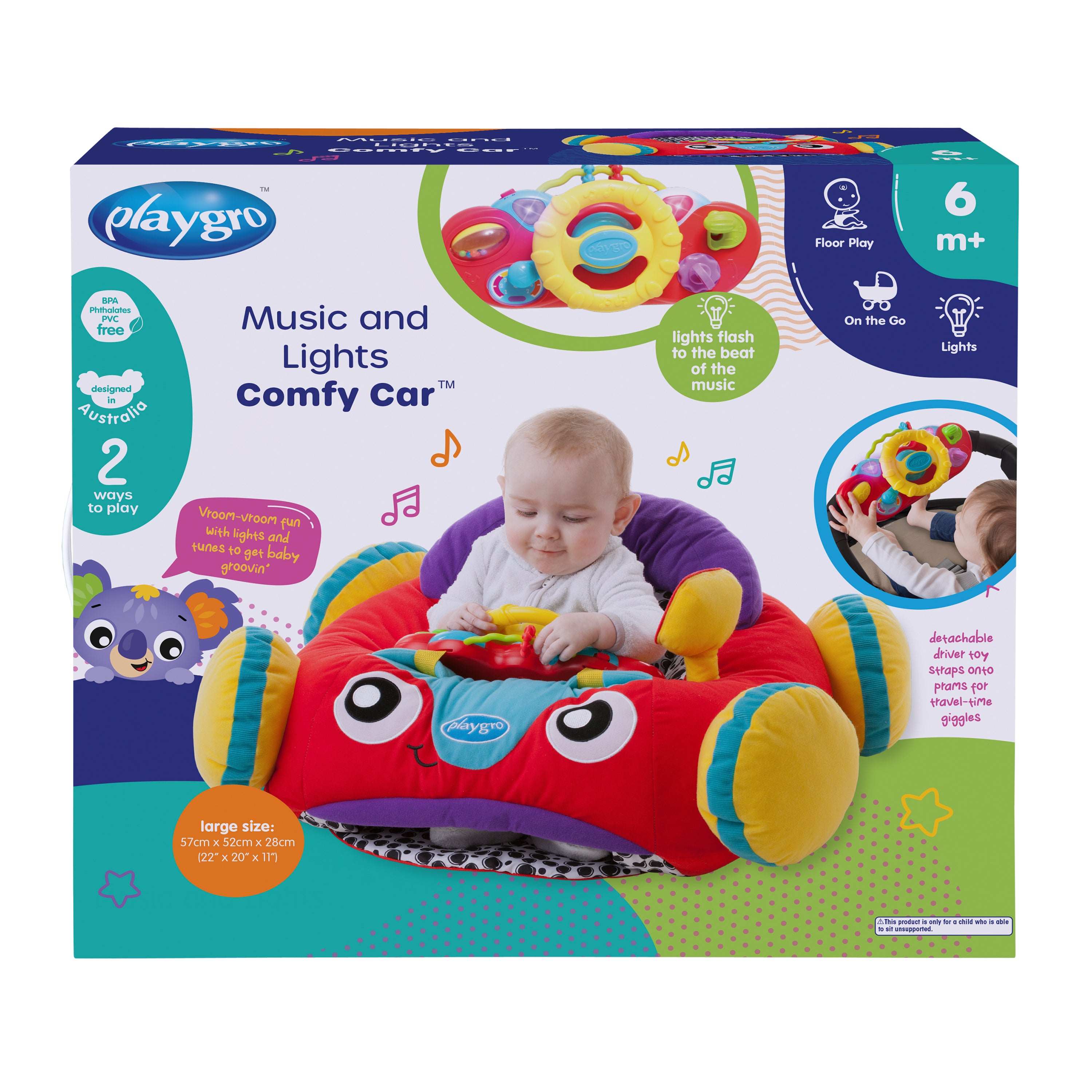 Playgro Music And Lights Comfy Car