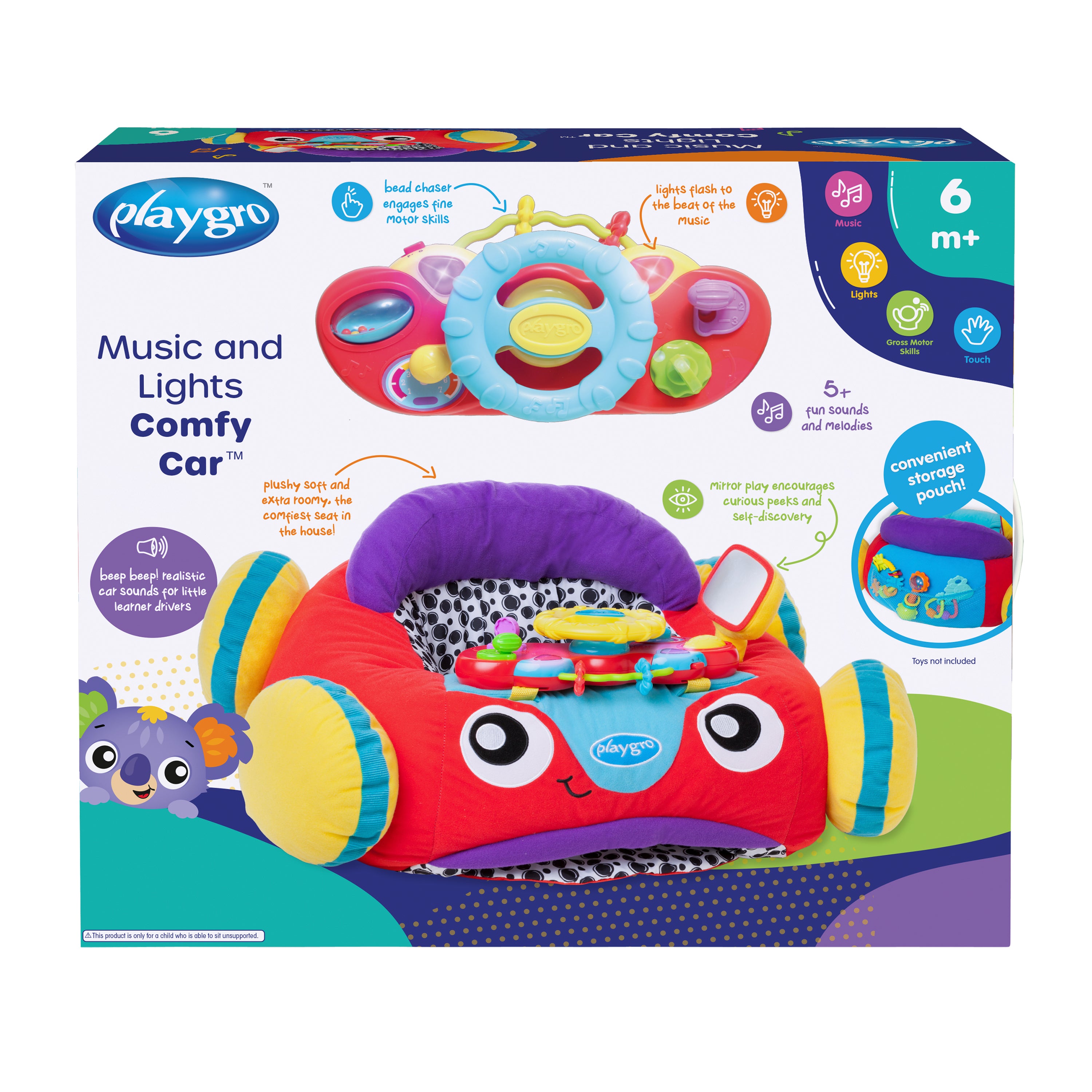 Playgro Music And Lights Comfy Car