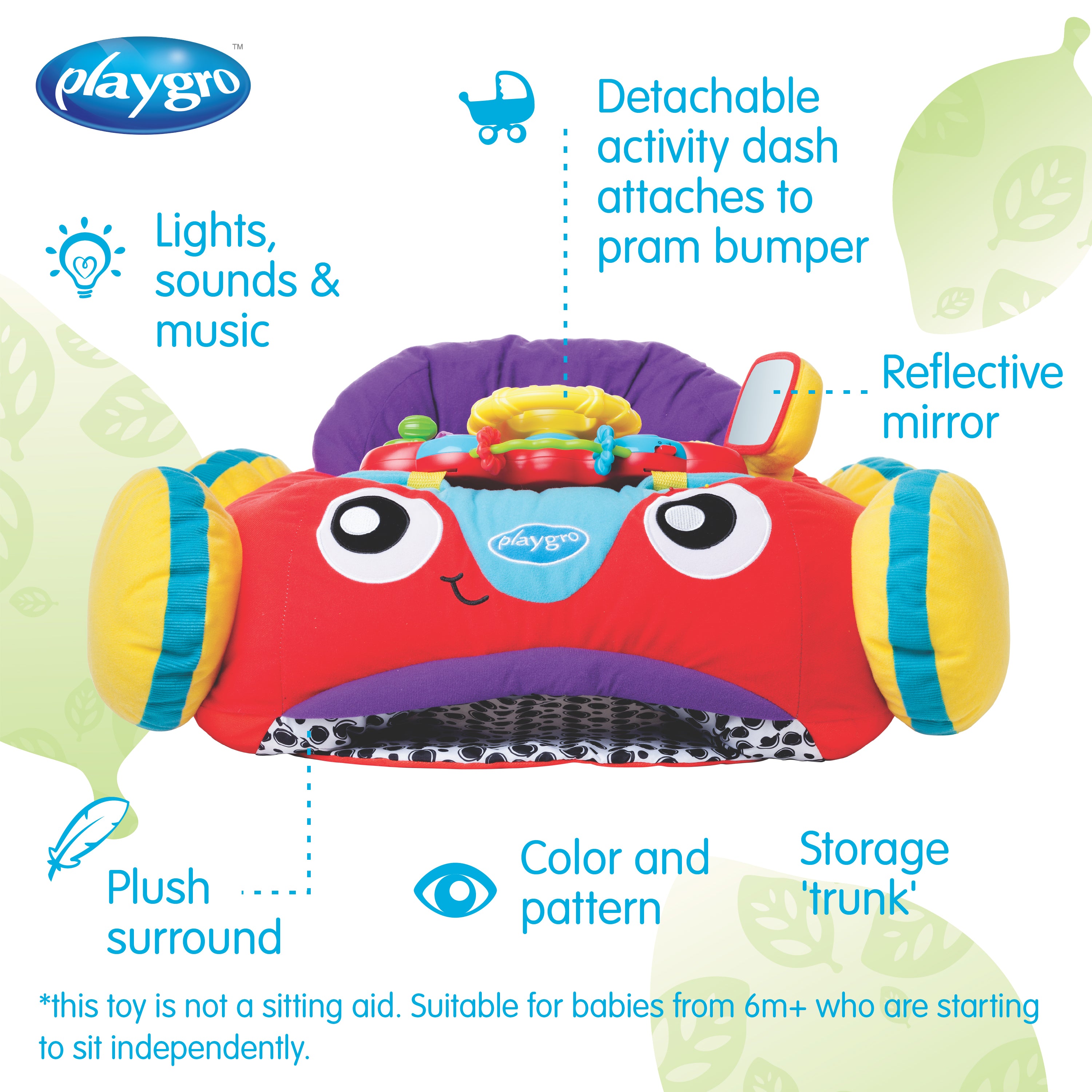 Playgro Music And Lights Comfy Car