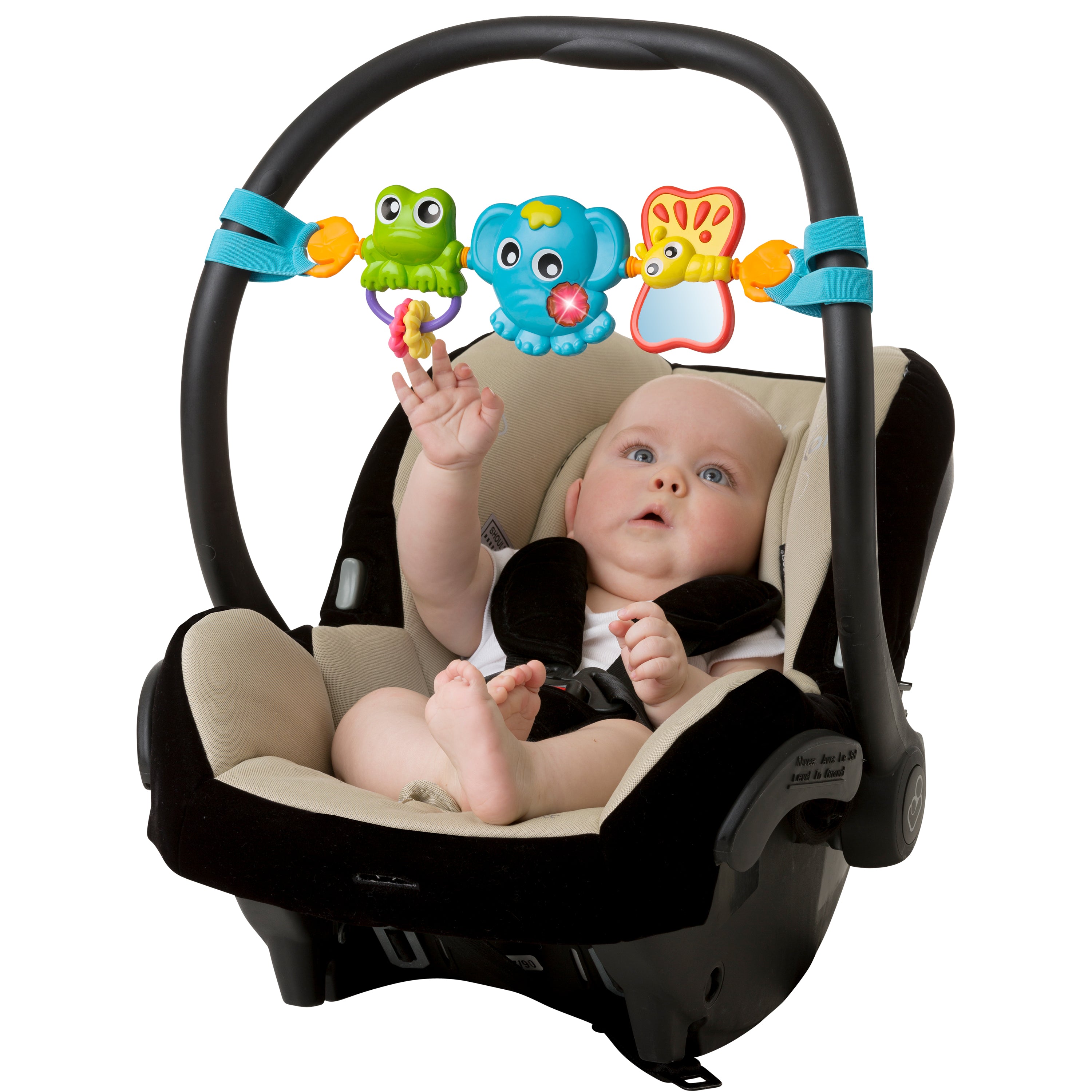 Playgro Travel Trio Musical Pram Tie