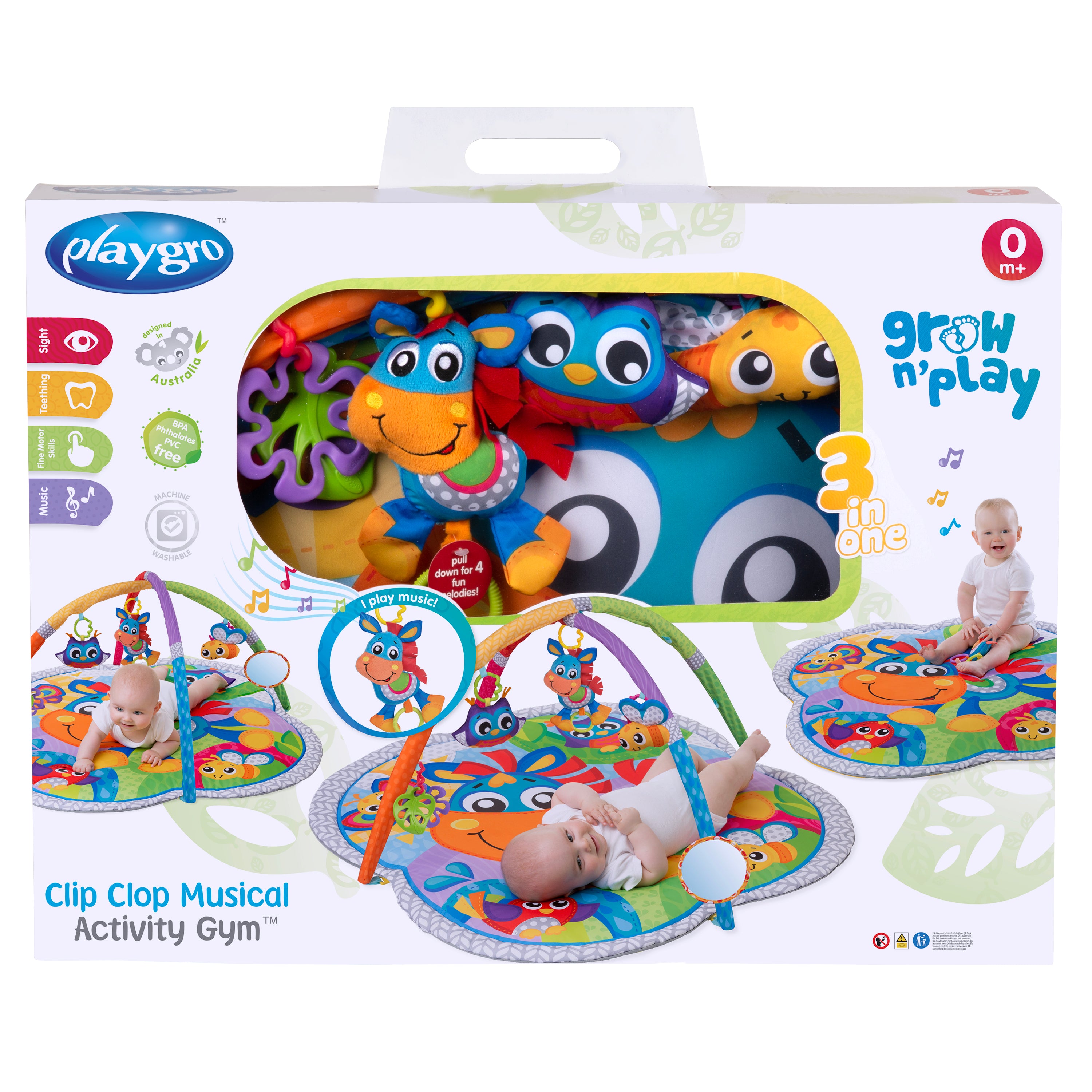 Playgro Clip Clop Musical Activity Gym