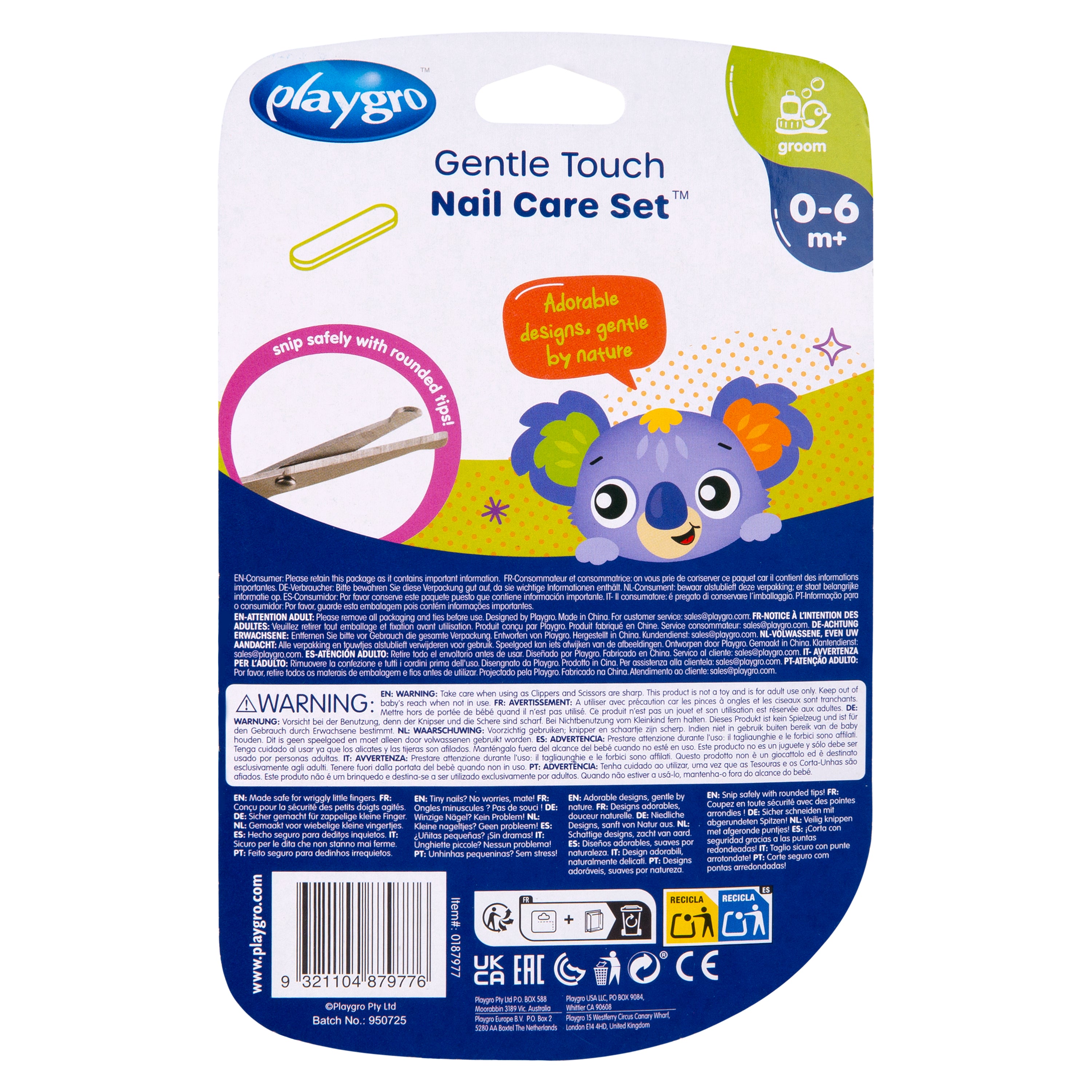 Playgro Gentle Touch Nail Care Set
