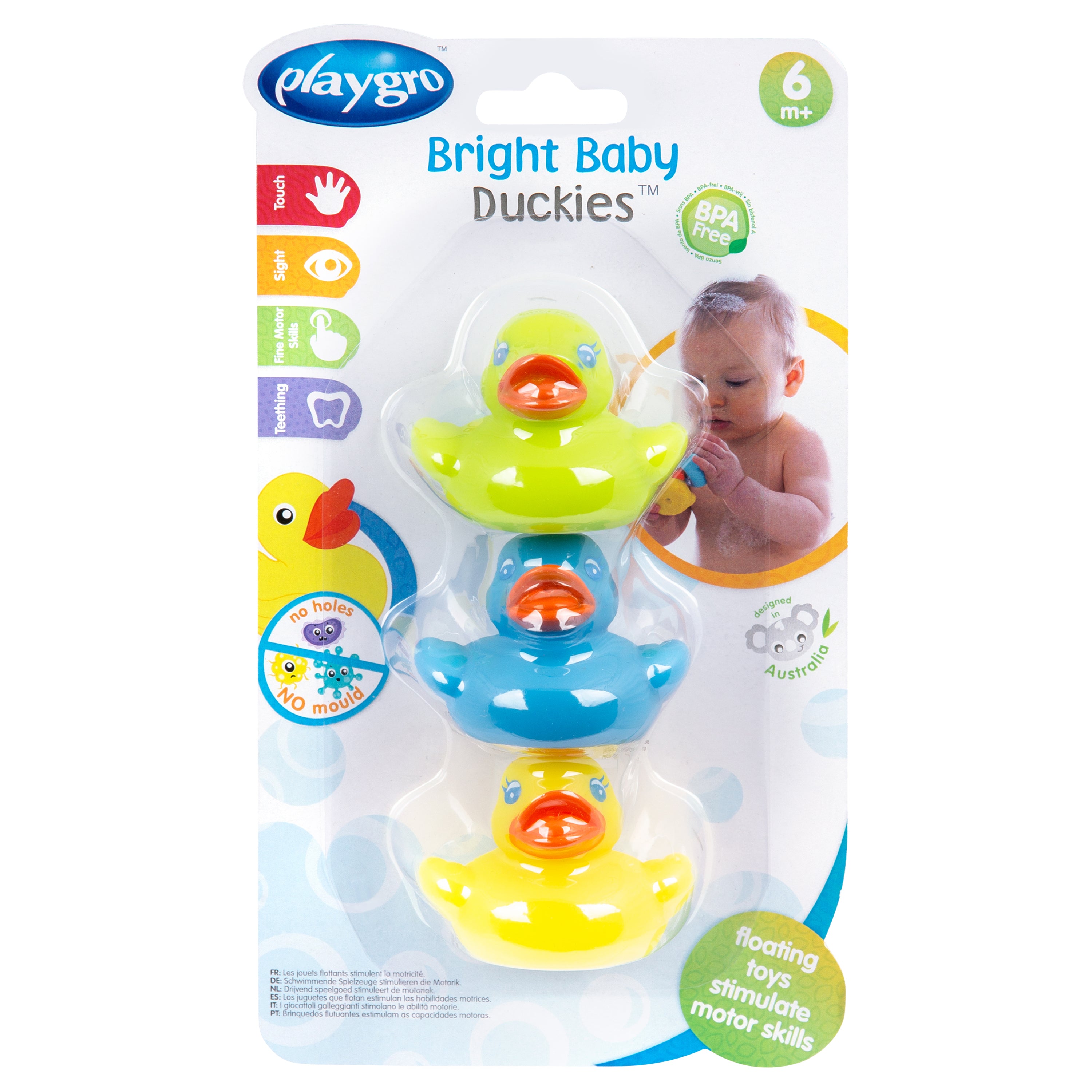 Playgro Bright Baby Duckies GN - Fully Sealed