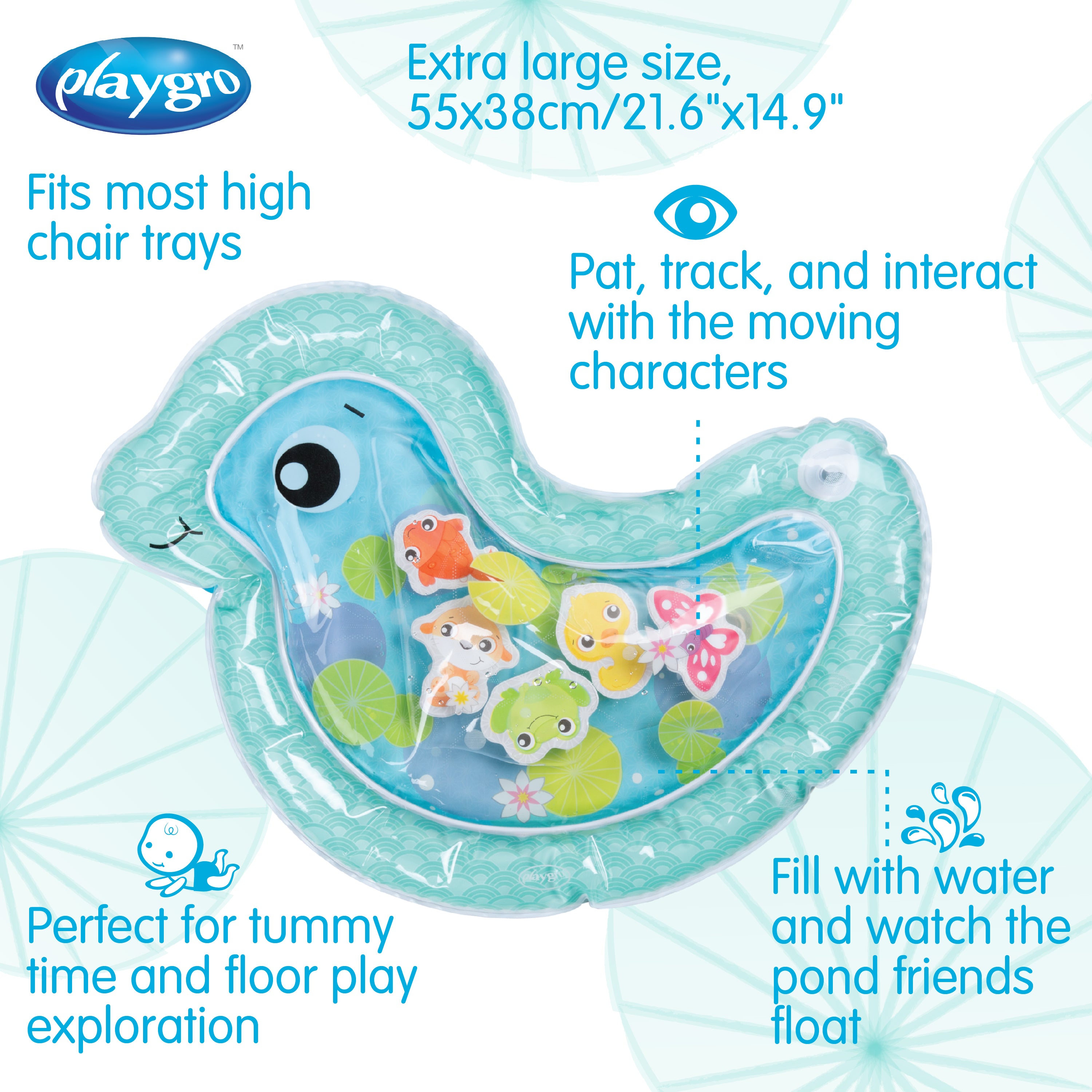 Playgro Sensory Pond Pat and Play Water Mat
