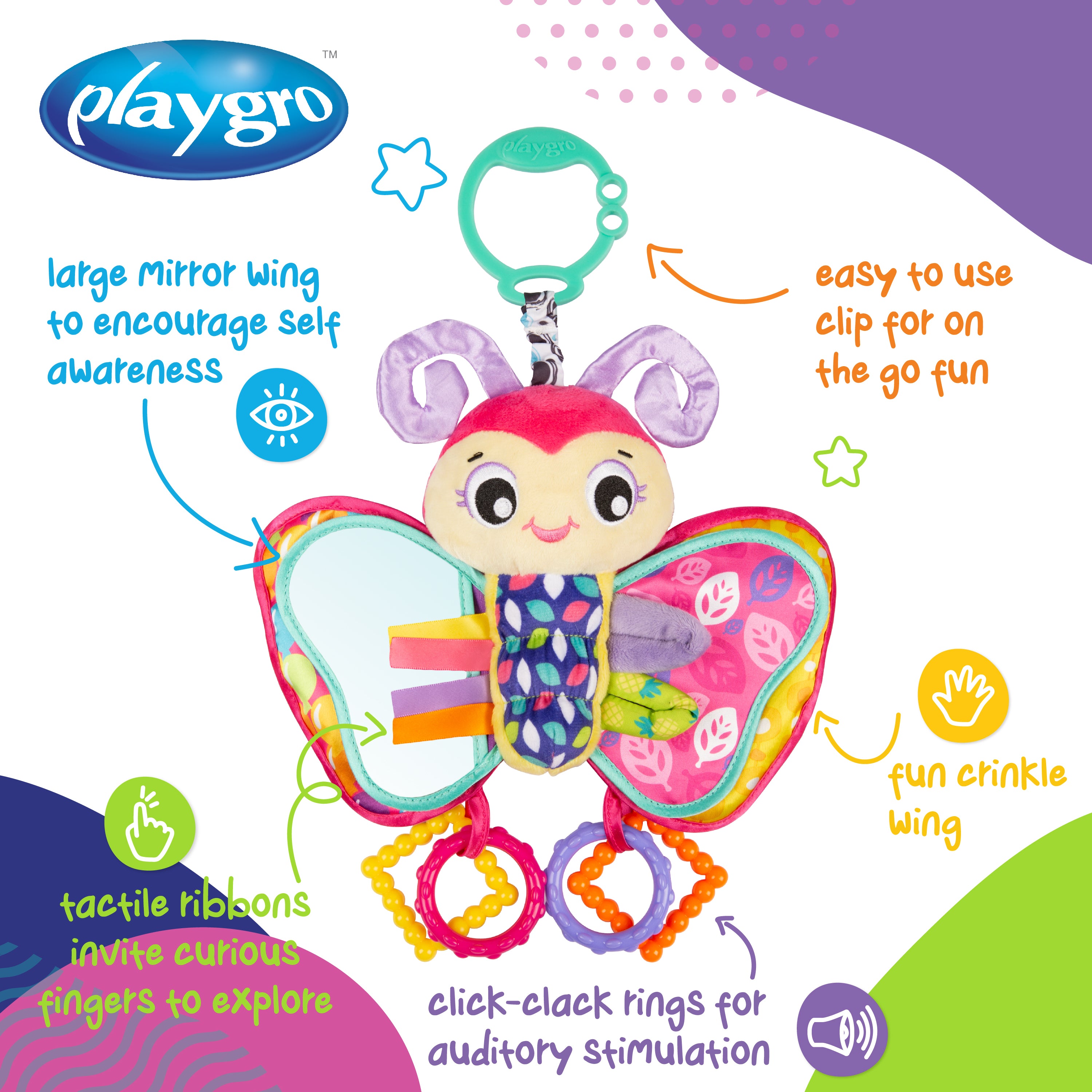 Playgro Activity Friend Blossom Butterfly