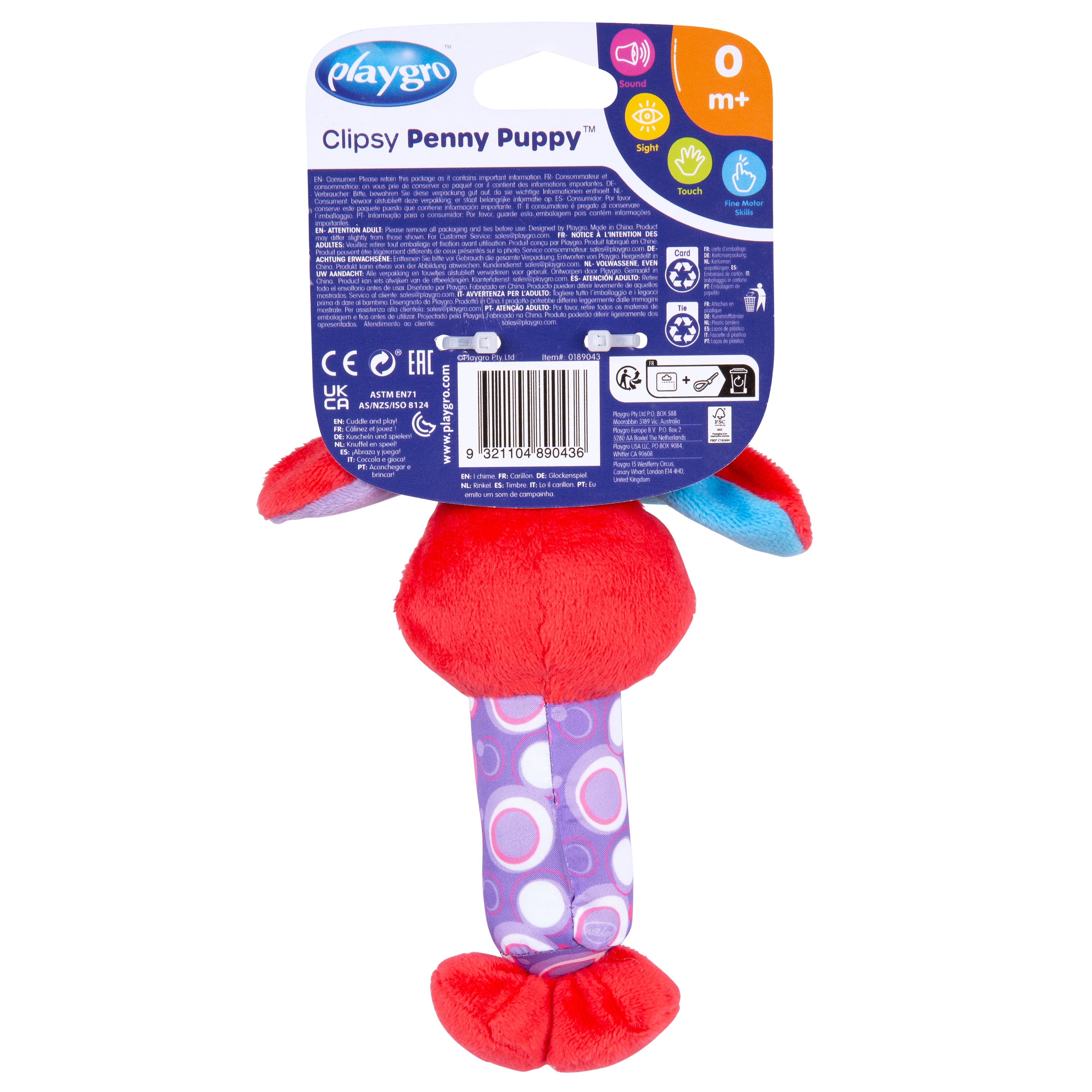 Playgro Clipsy Penny Puppy