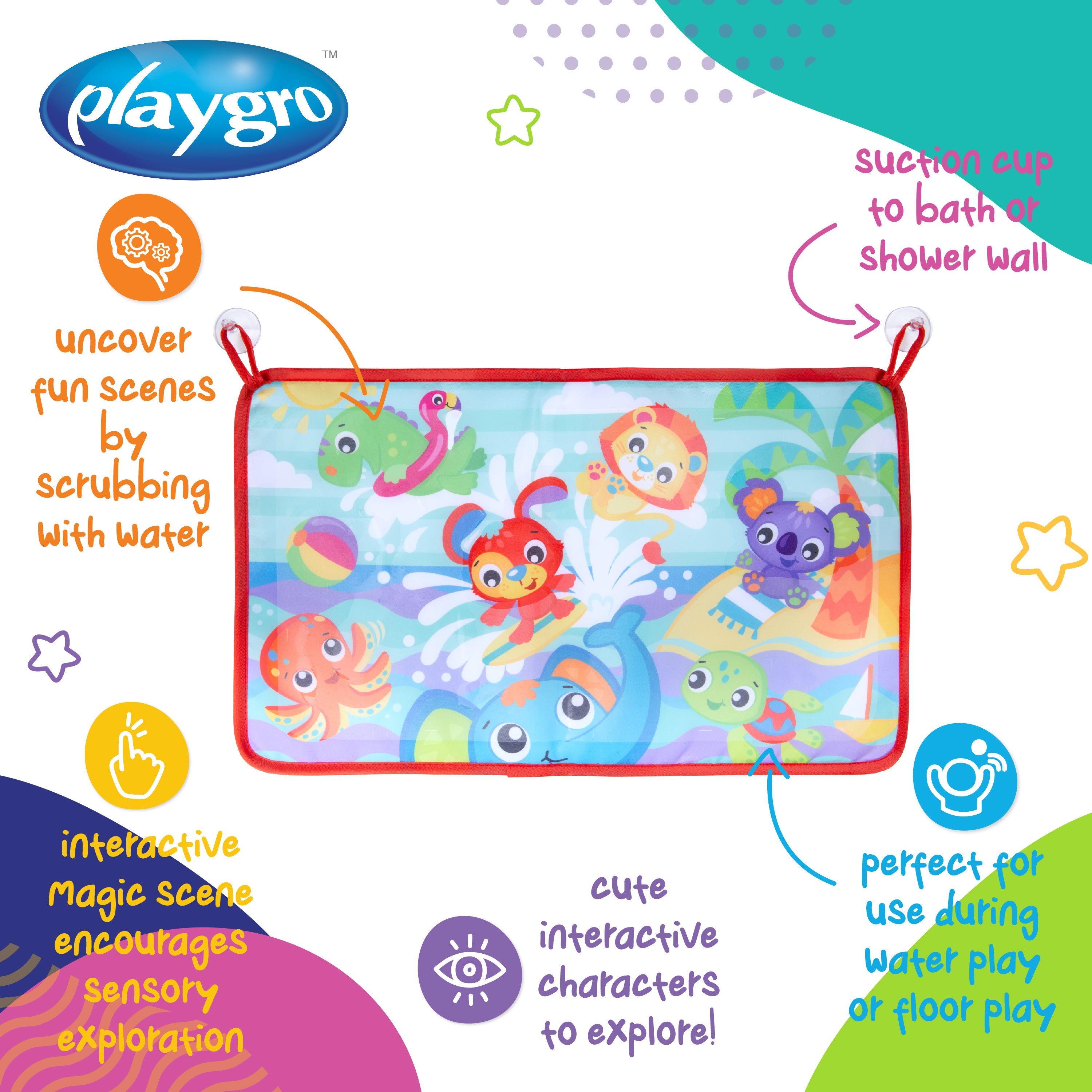 Playgro Scrub-a-Dub Animal Magic