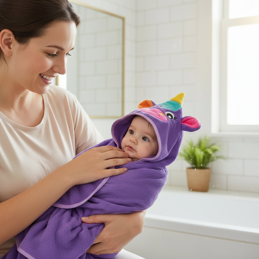 Playgro Stella Unicorn Hooded Towel