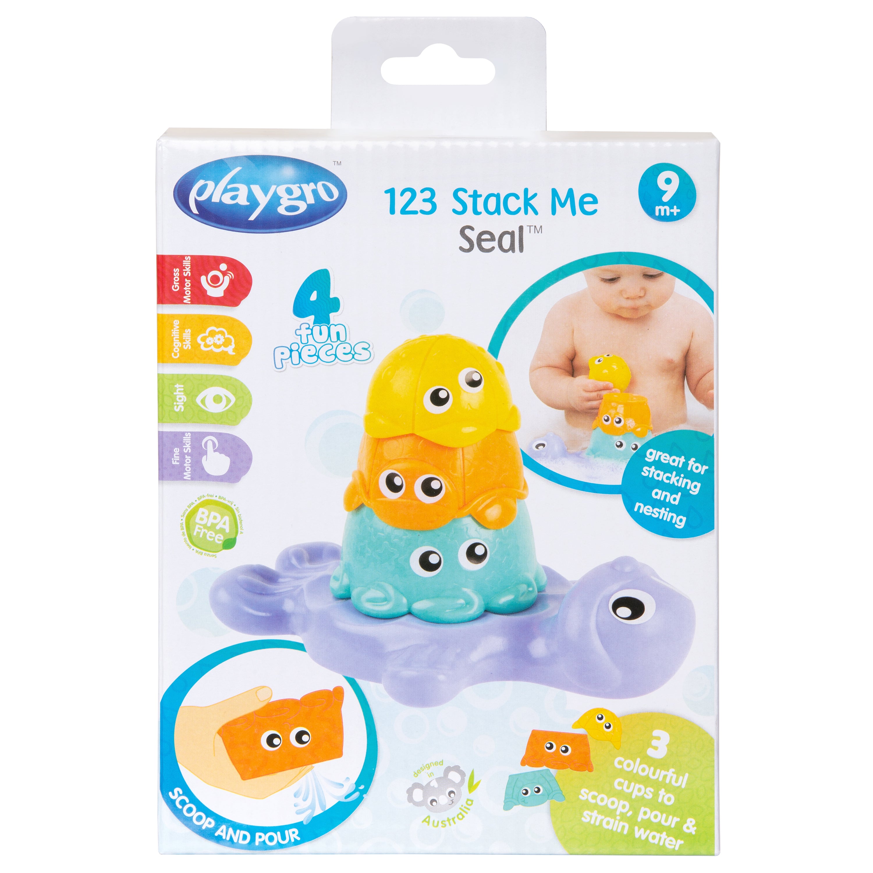 Playgro 123 Stack Me Seal
