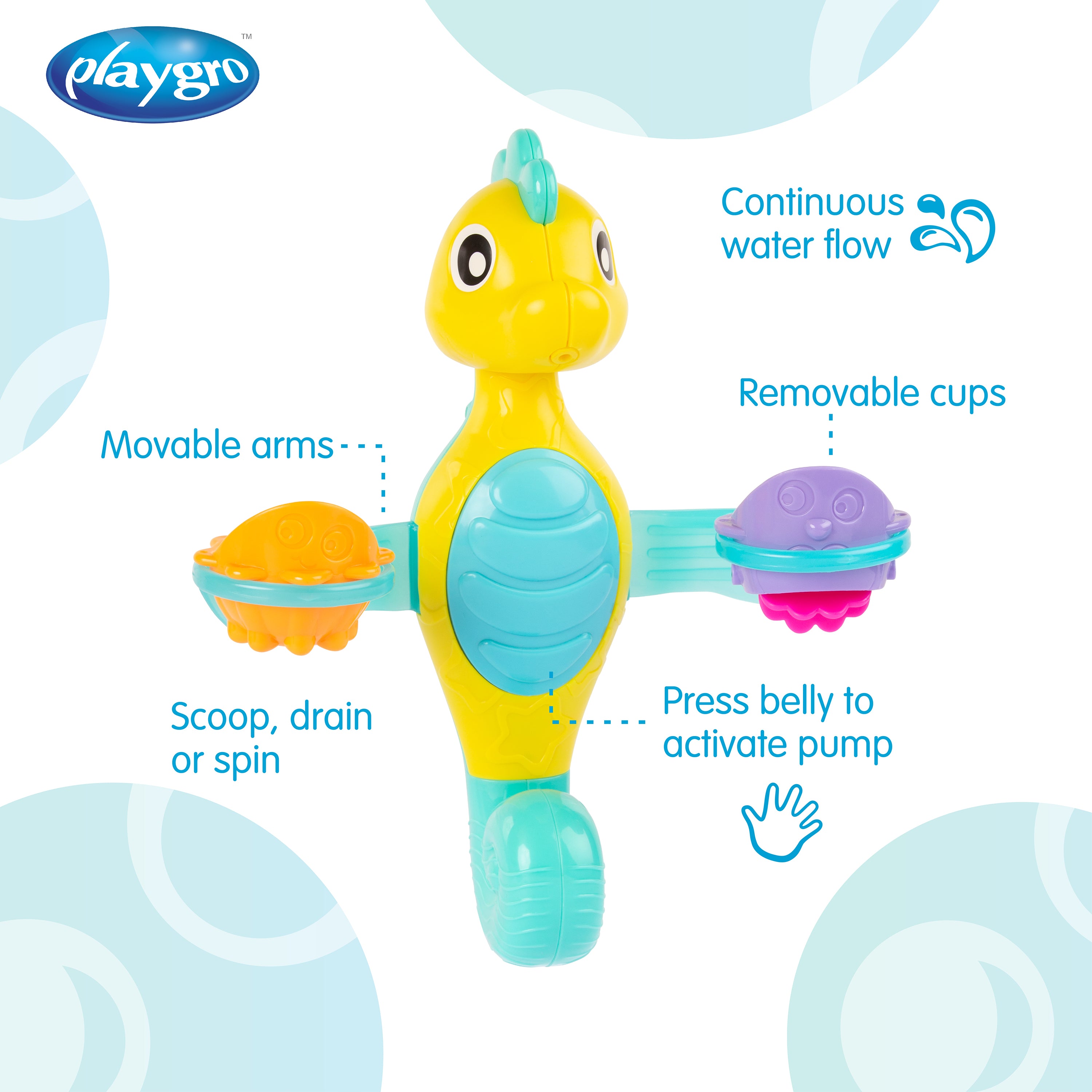 Playgro Seahorse and Cups