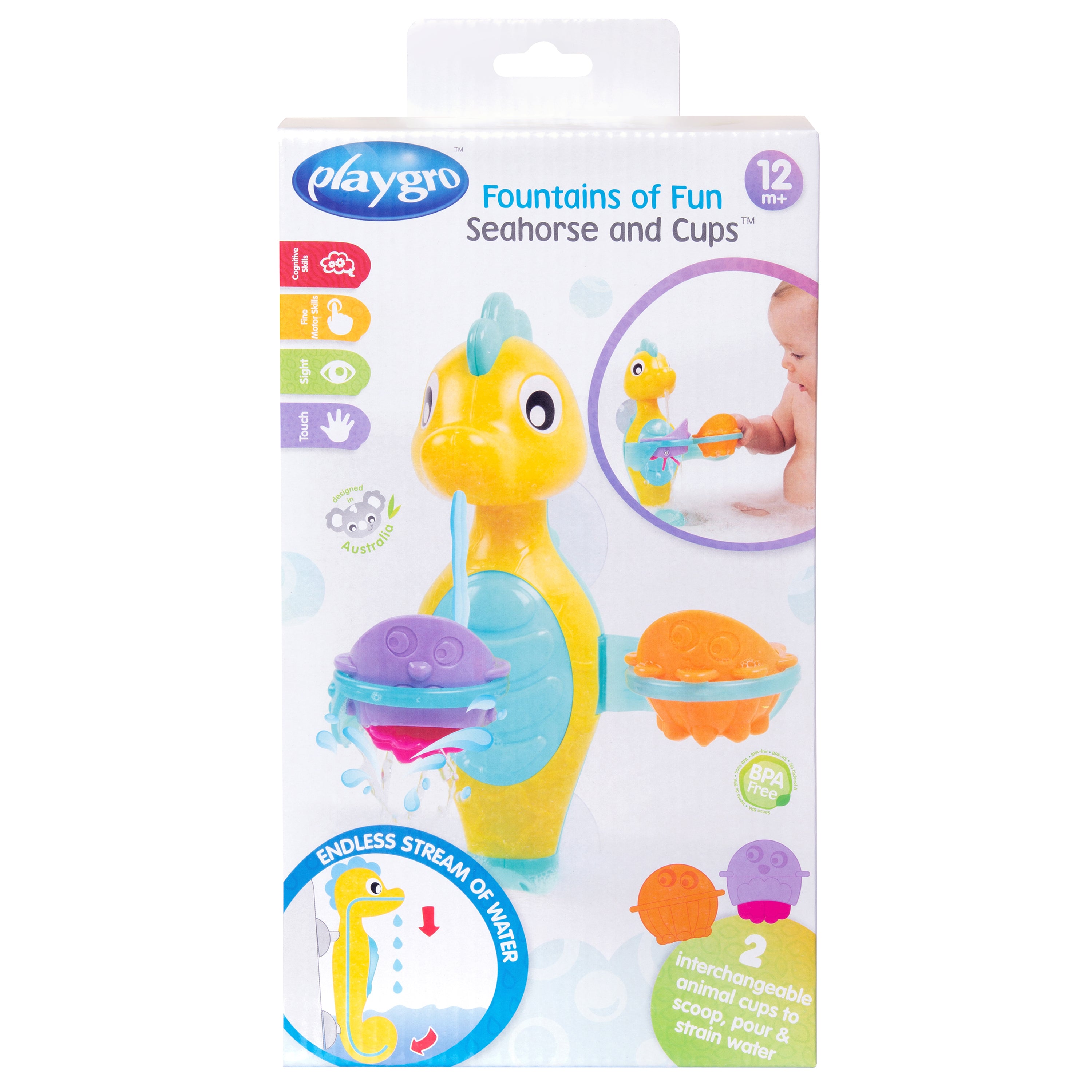 Playgro Seahorse and Cups