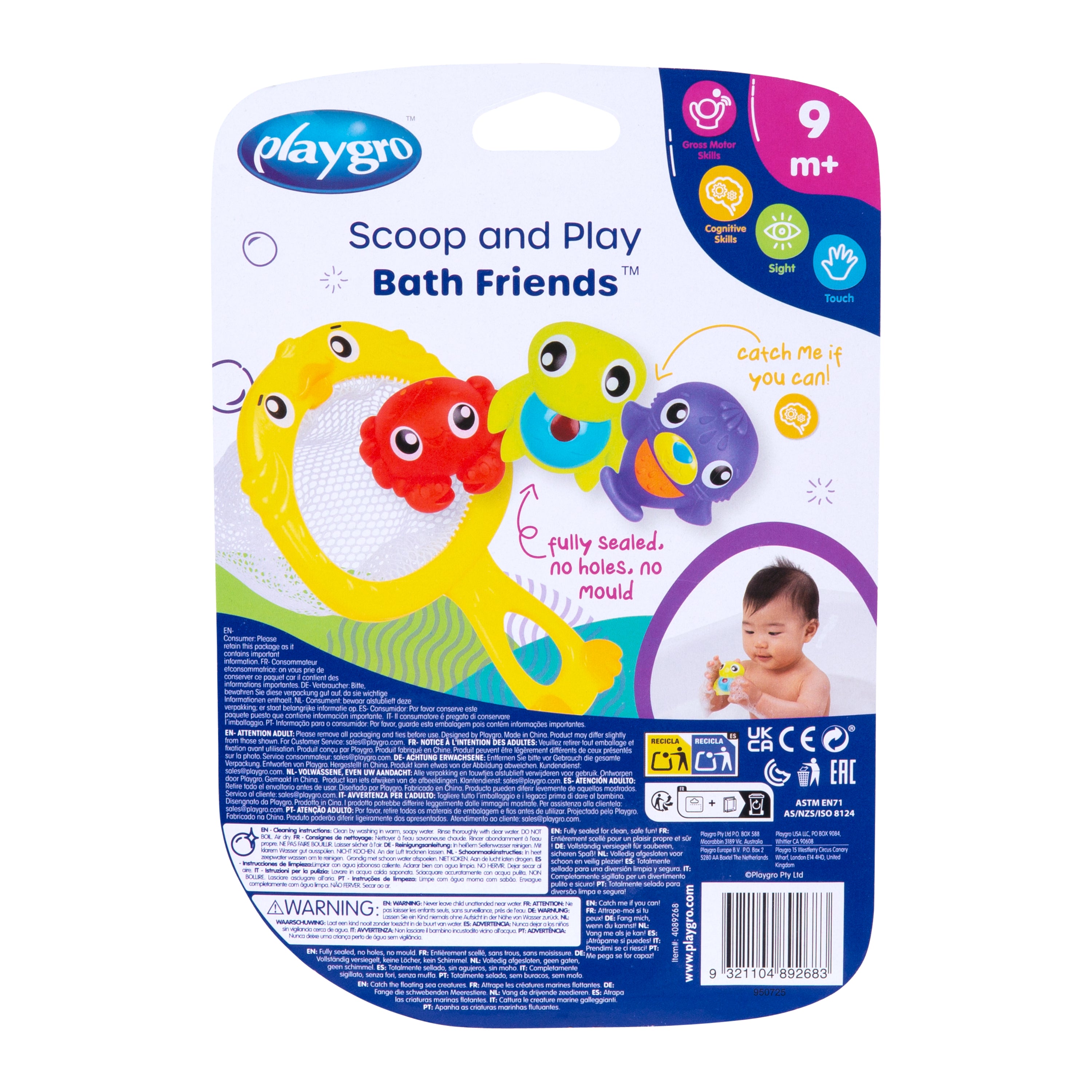 Playgro Scoop and Play Bath Friends