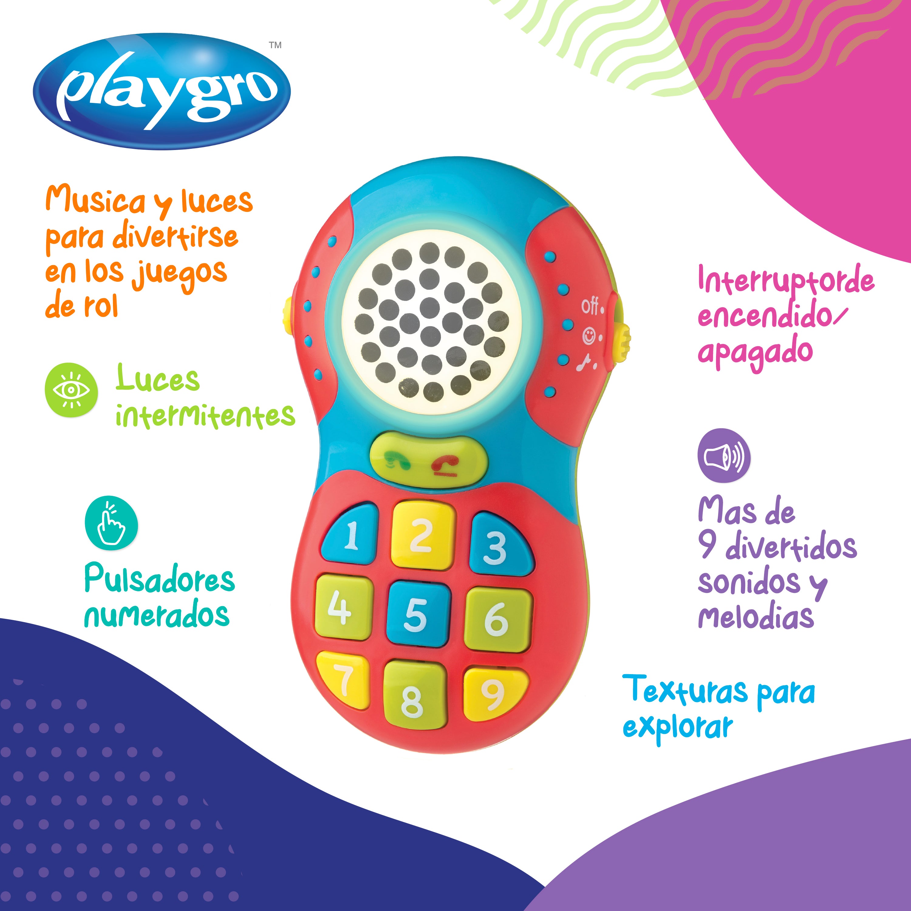 Playgro Dial-a-Friend Phone - GN