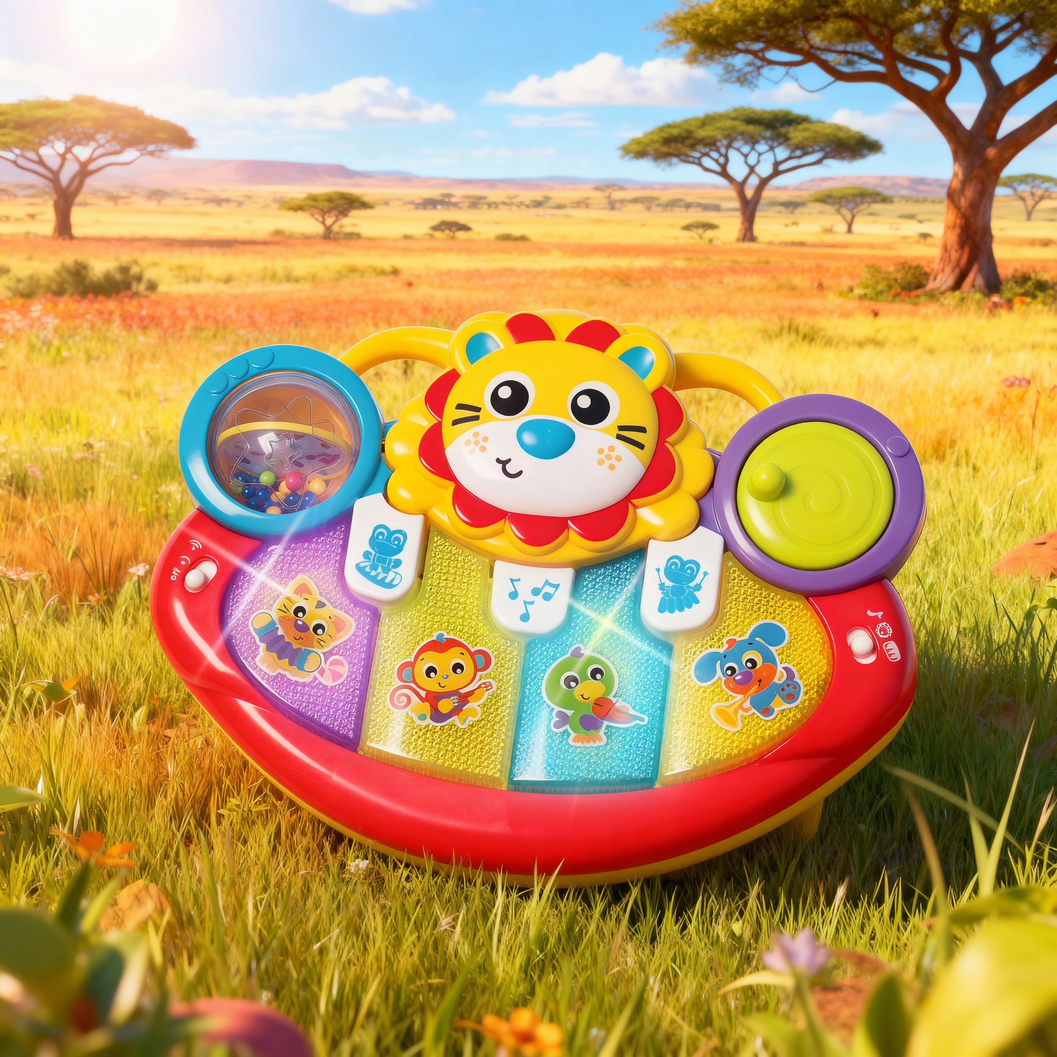 Playgro Lion Activity Kick Toy