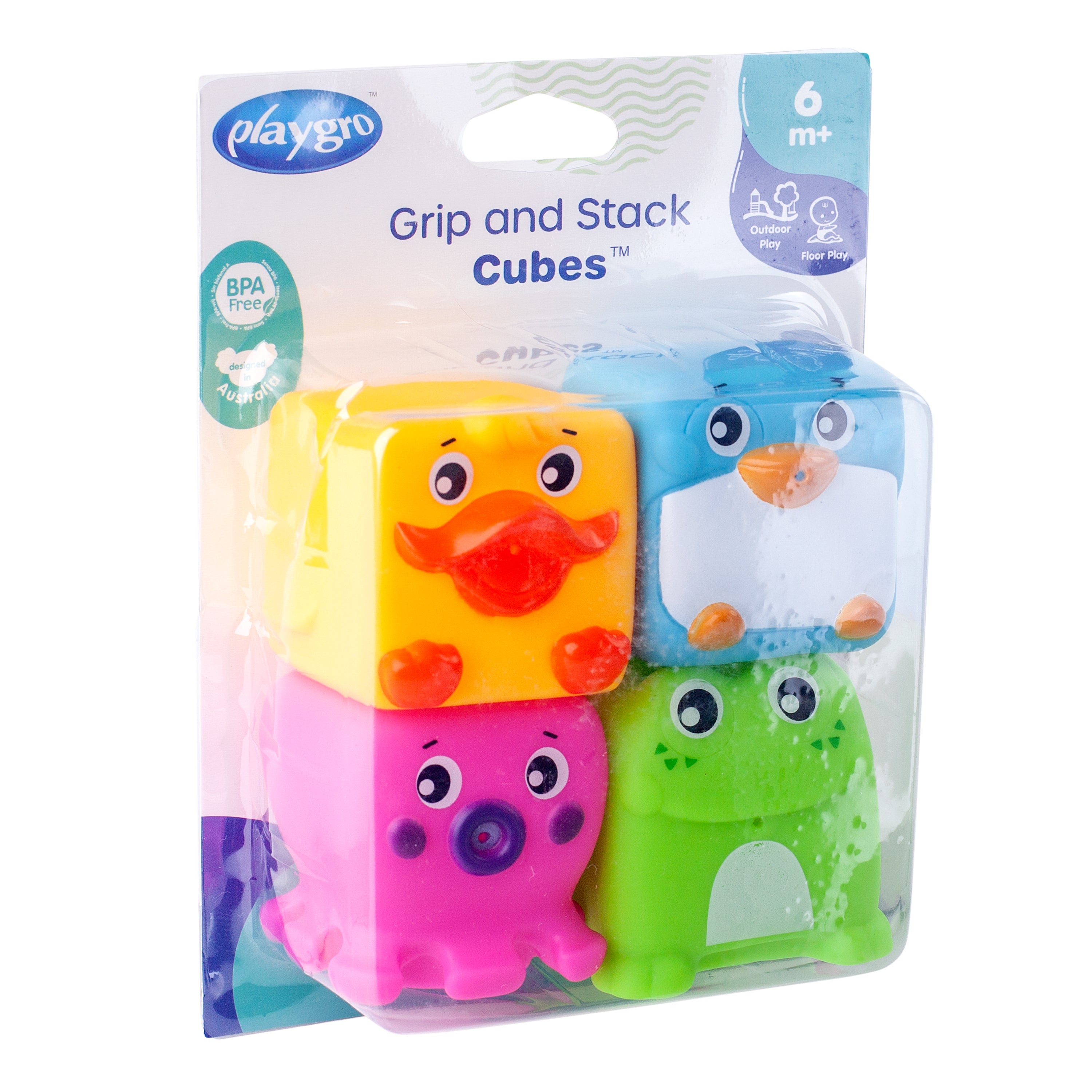 Playgro Grip and Stack Cubes