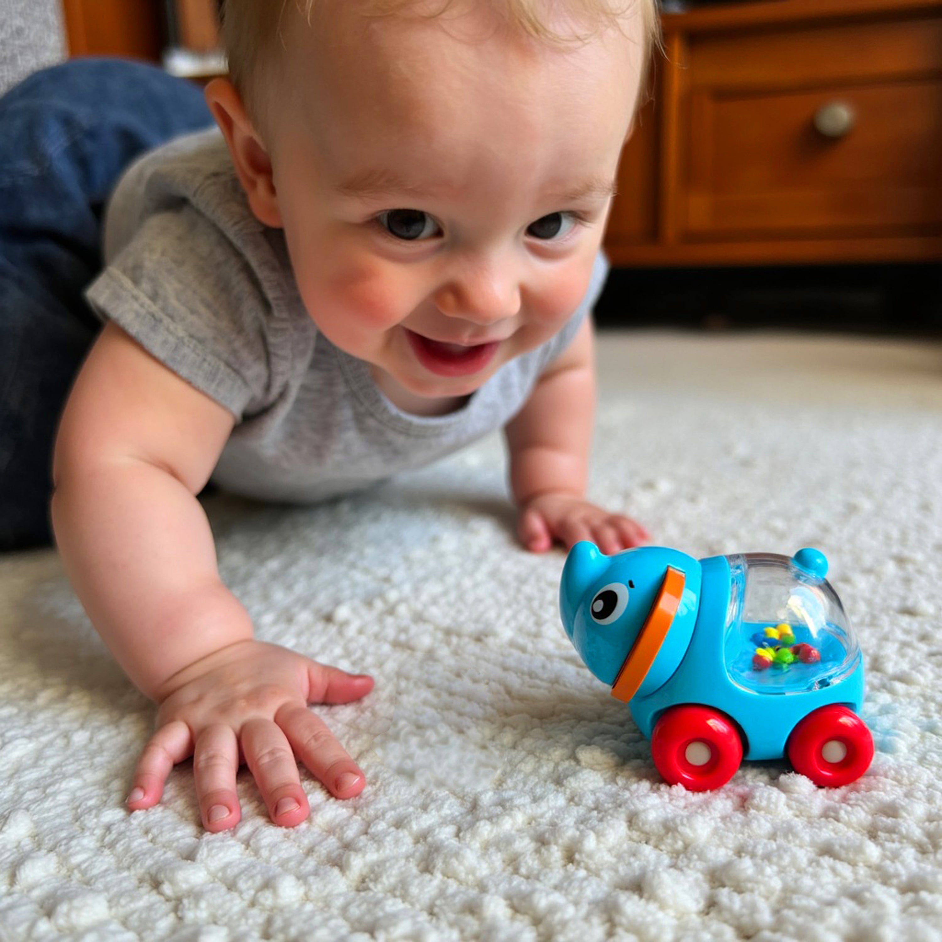 Playgro Rattle Racer Elly Elephant