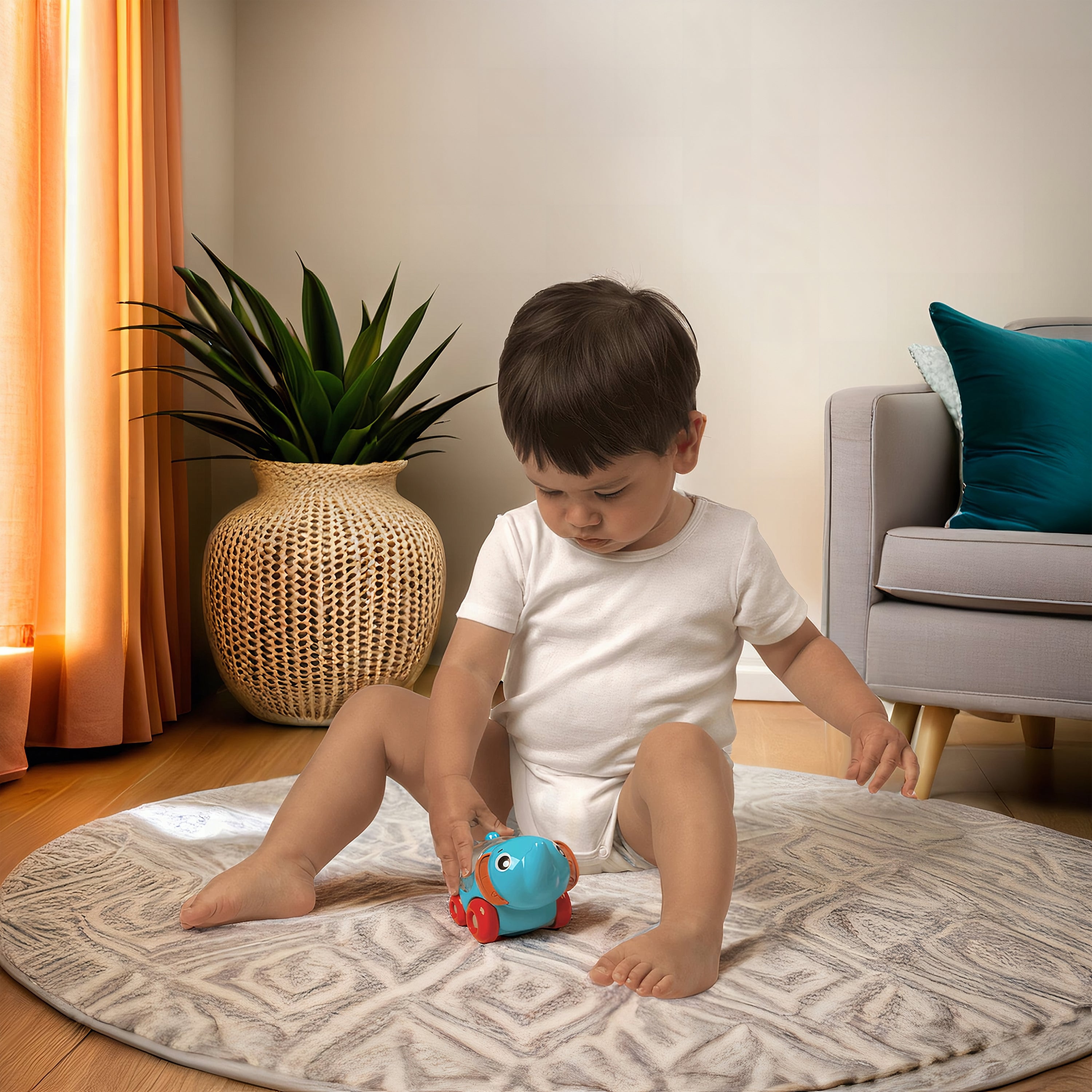 Playgro Rattle Racer Elly Elephant