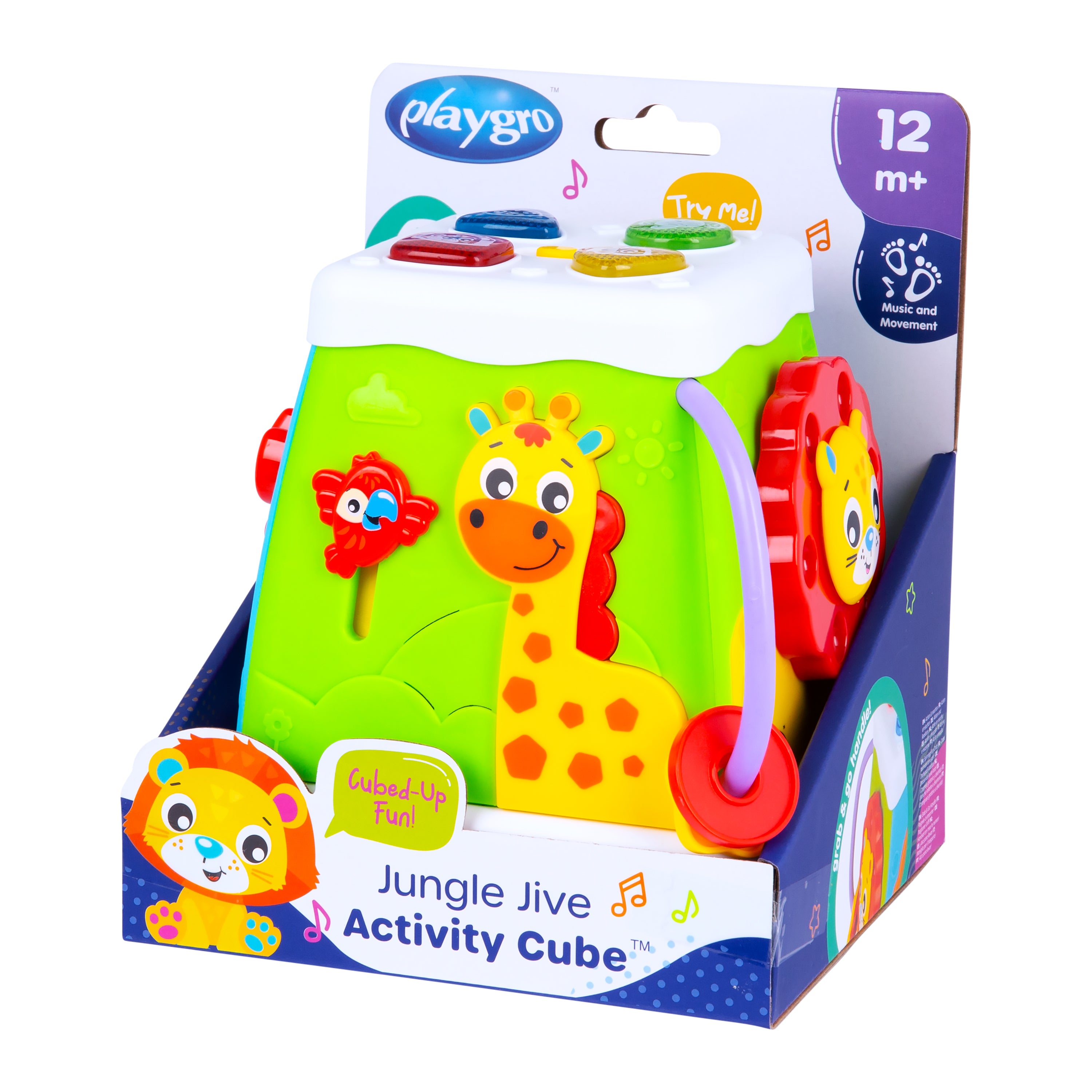 Playgro Jungle Jive Activity Cube