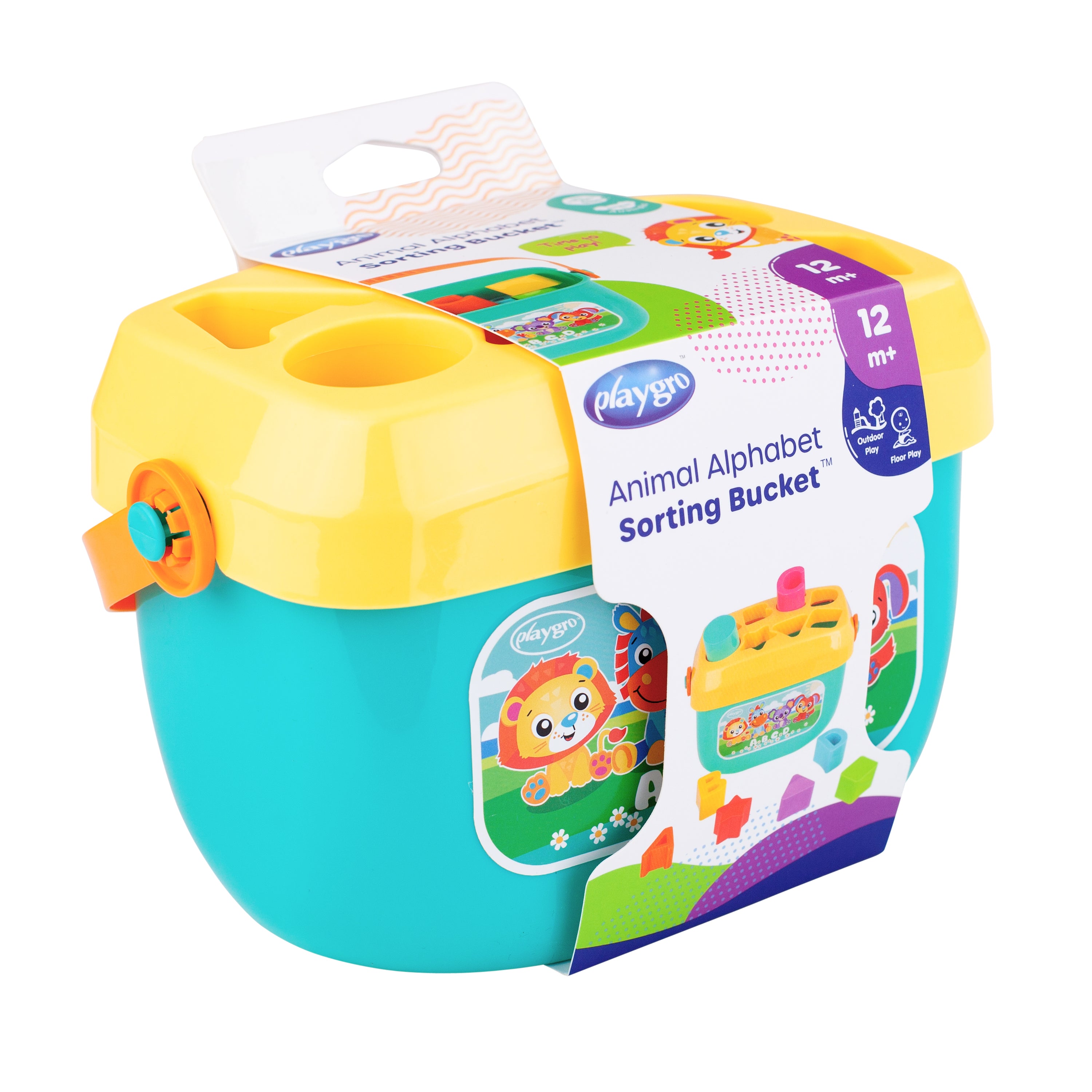 Playgro Animal Alphabet Sorting Bucket