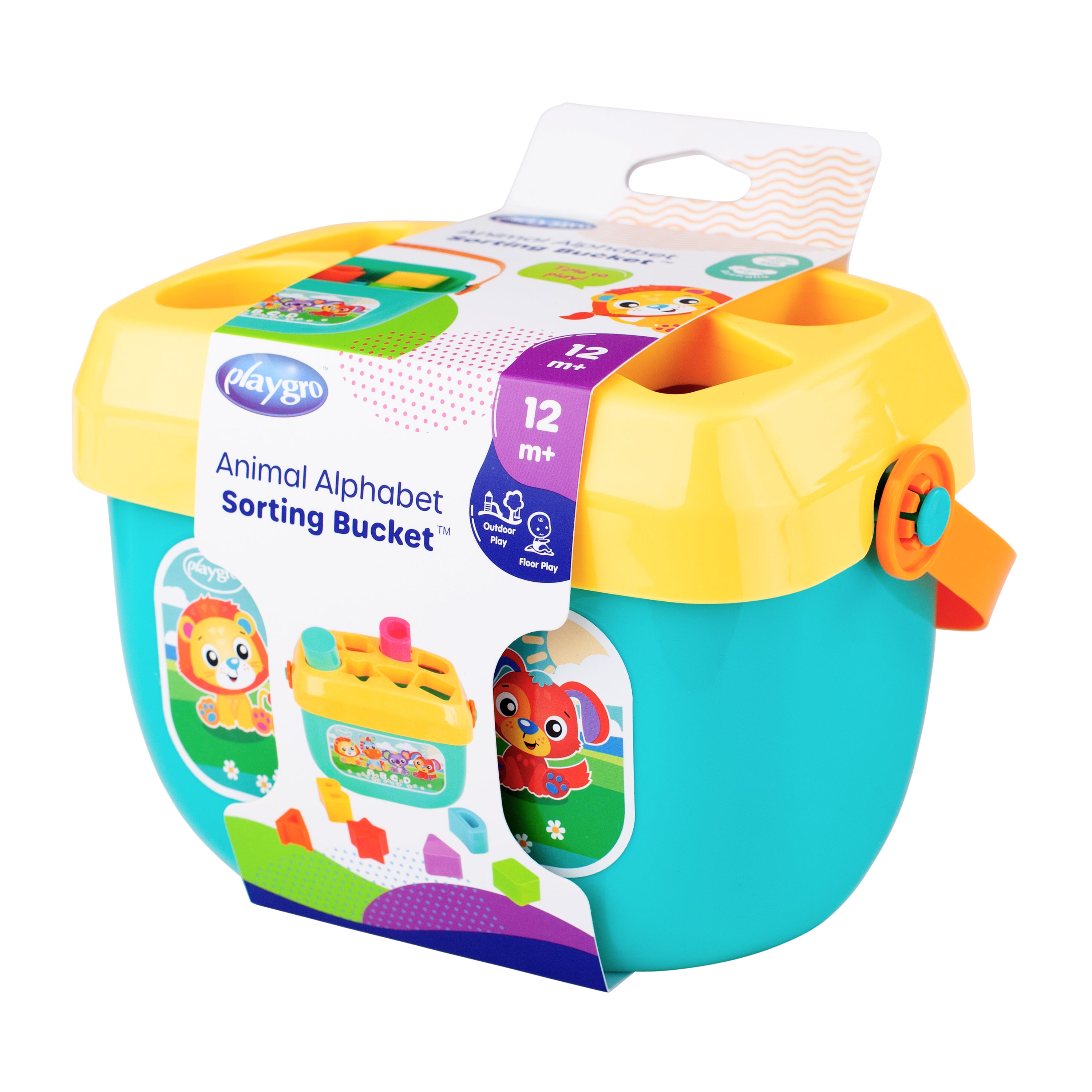 Playgro Animal Alphabet Sorting Bucket