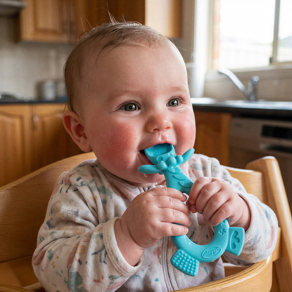 Clip Clop Dip & Flip Spoon - Blue