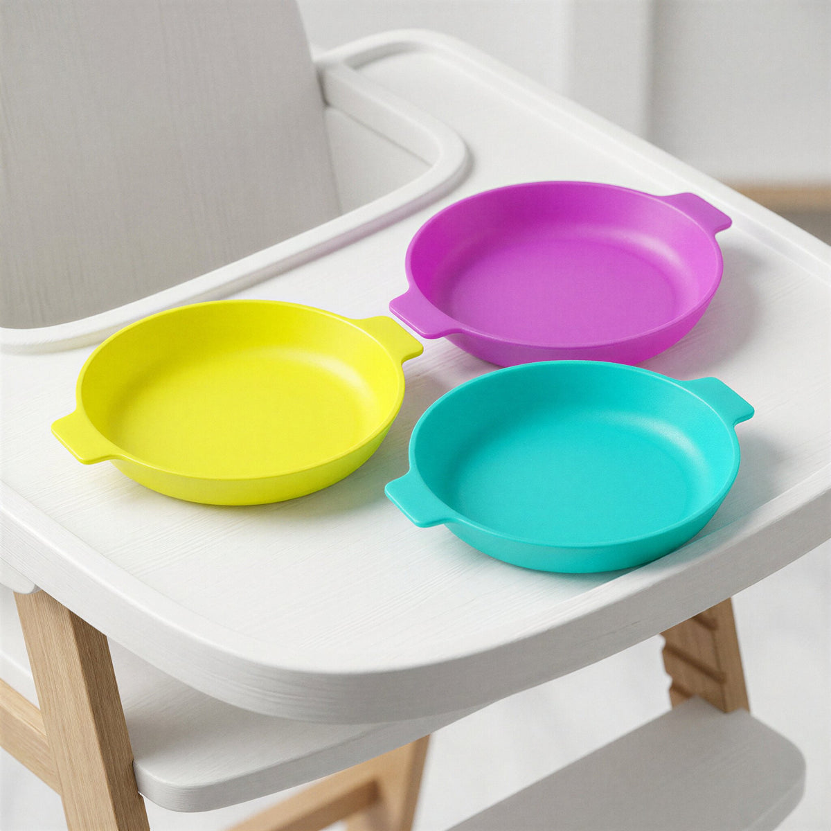 First Fun Mini Plates 3 Pack - Peacock