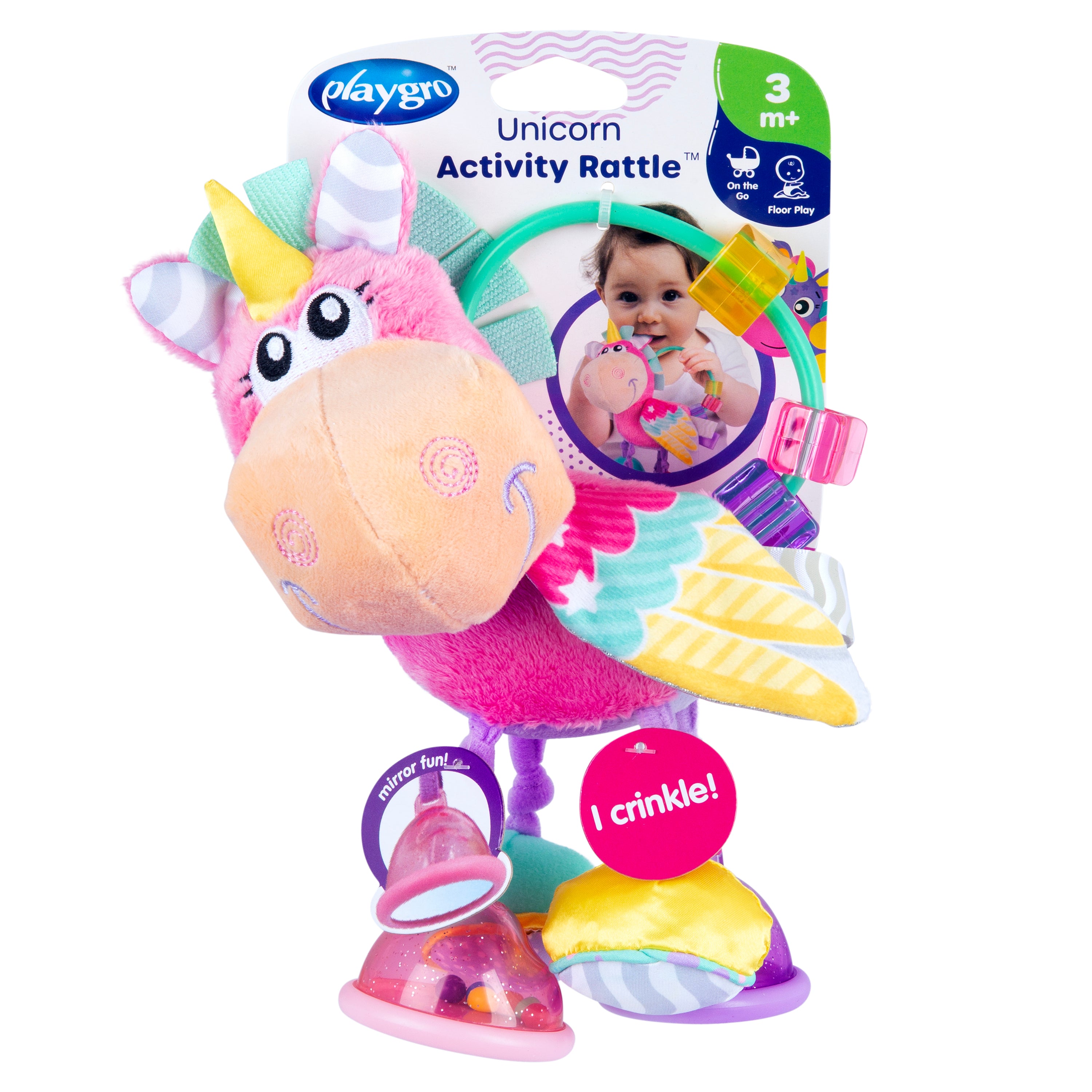 Playgro Unicorn Activity Rattle