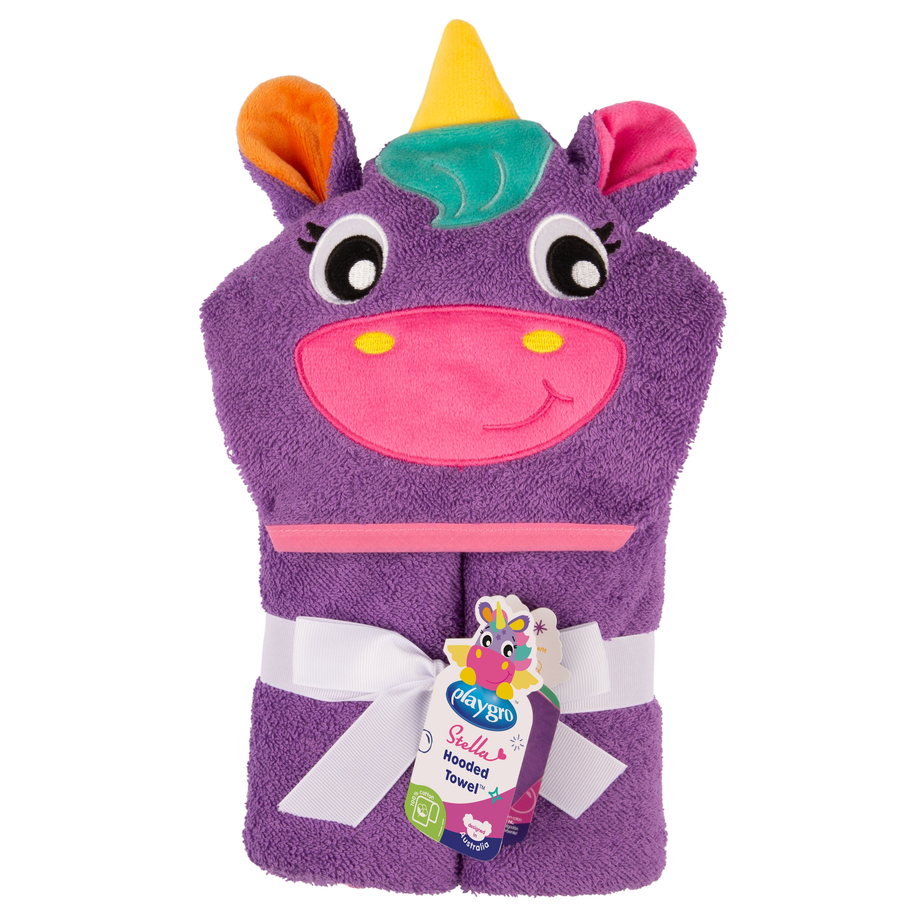 Playgro Stella Unicorn Hooded Towel