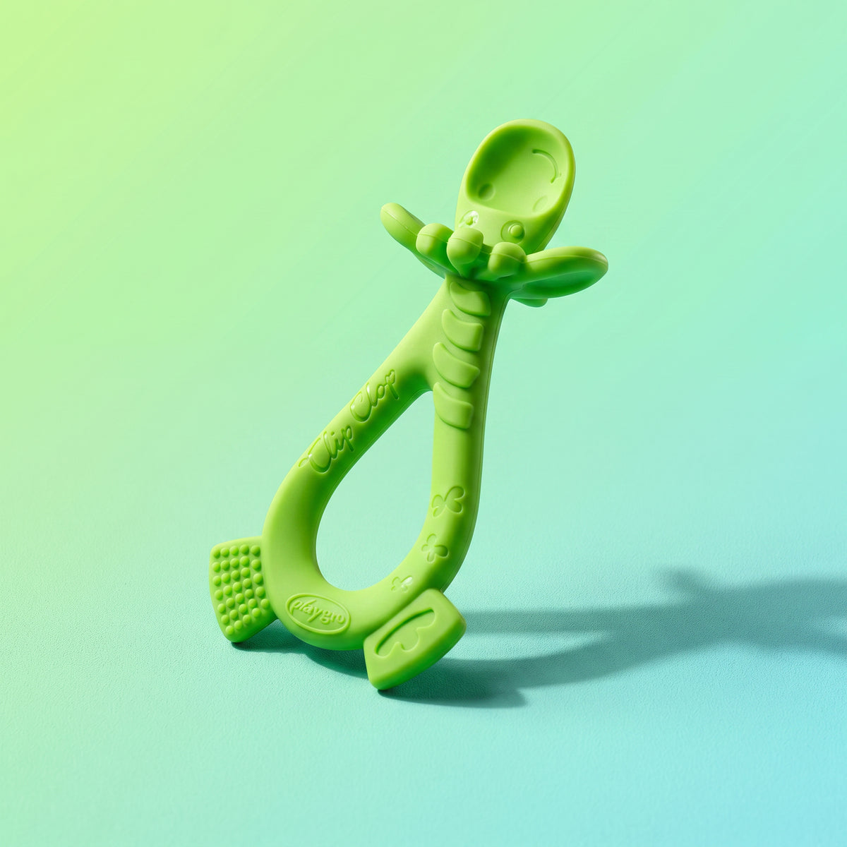 Clip Clop Dip & Flip Spoon - Green