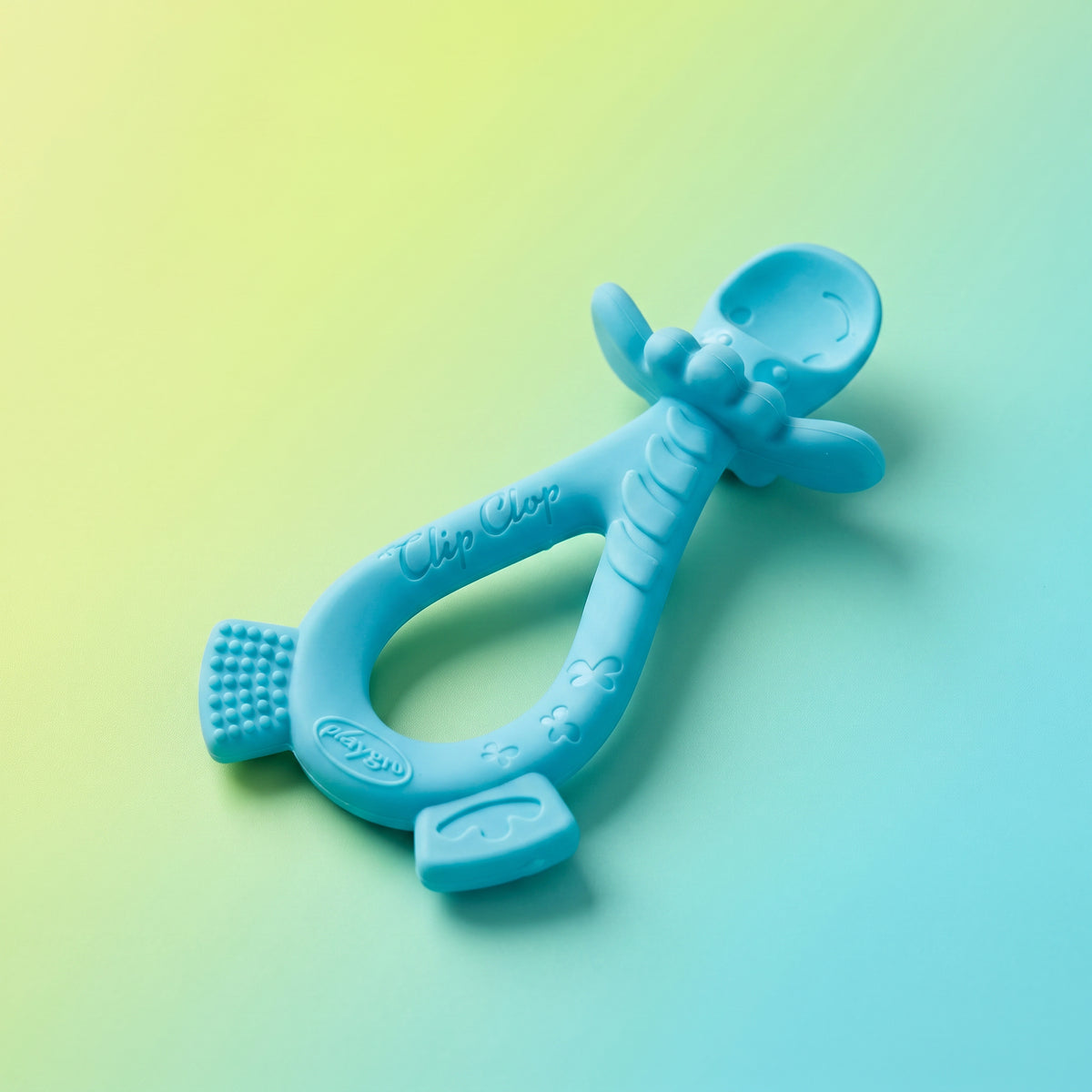 Clip Clop Dip & Flip Spoon - Blue