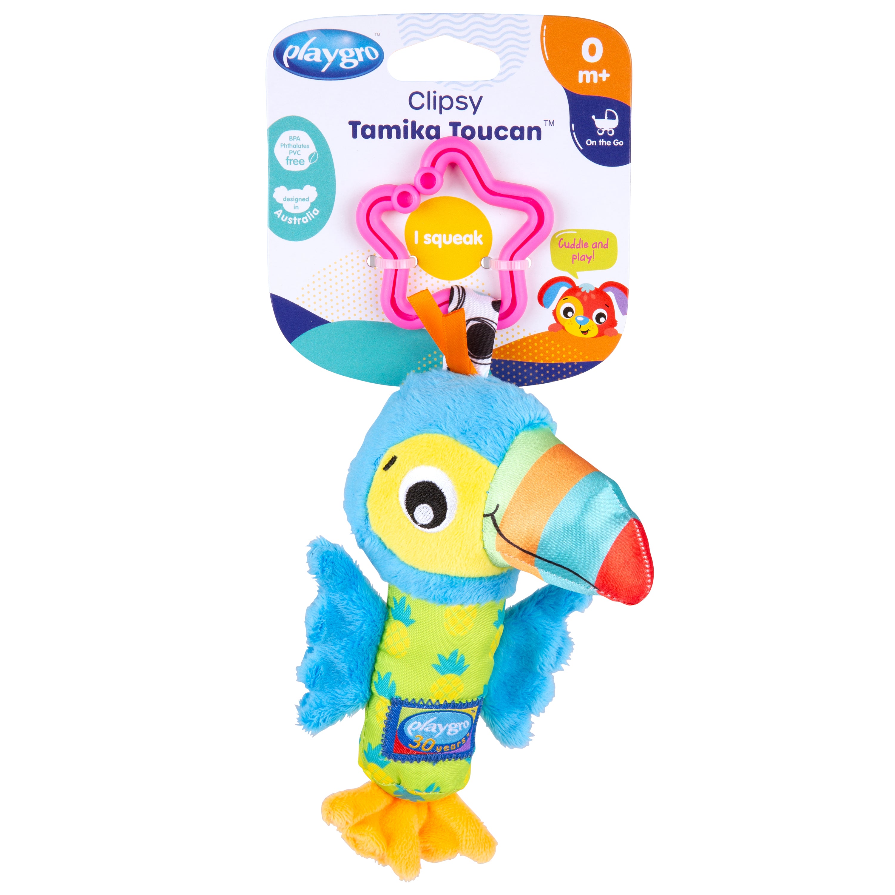 Playgro Clipsy Tamika Toucan