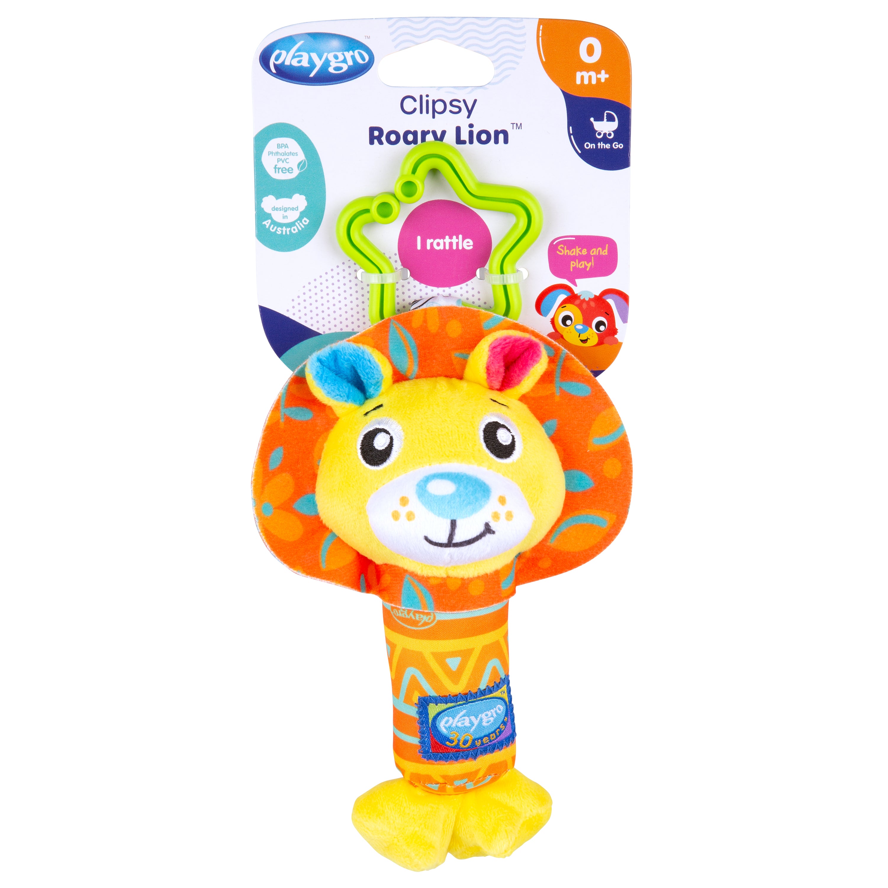 Playgro Clipsy Roary Lion