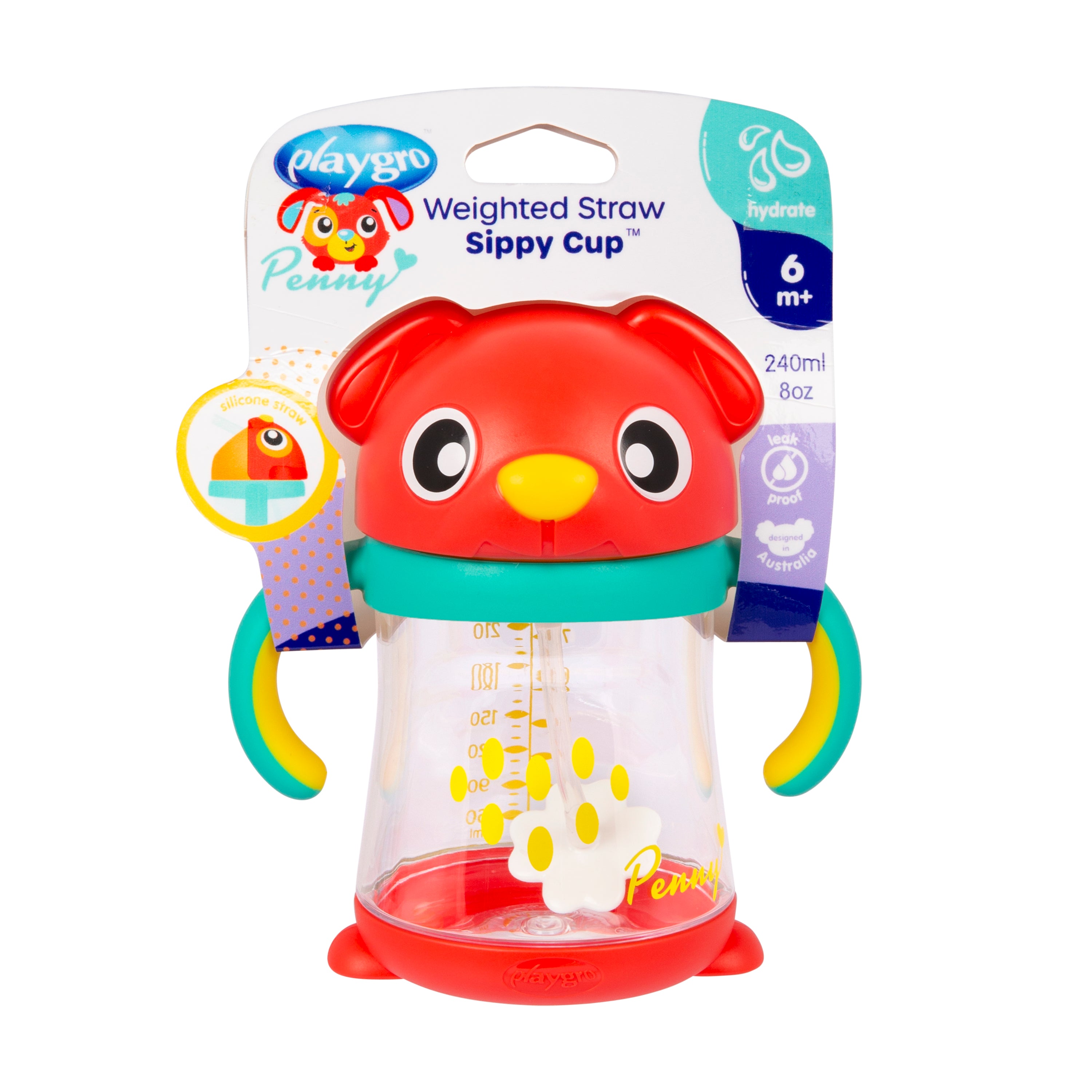 Penny Weighted Straw Sippy Cup 6m+