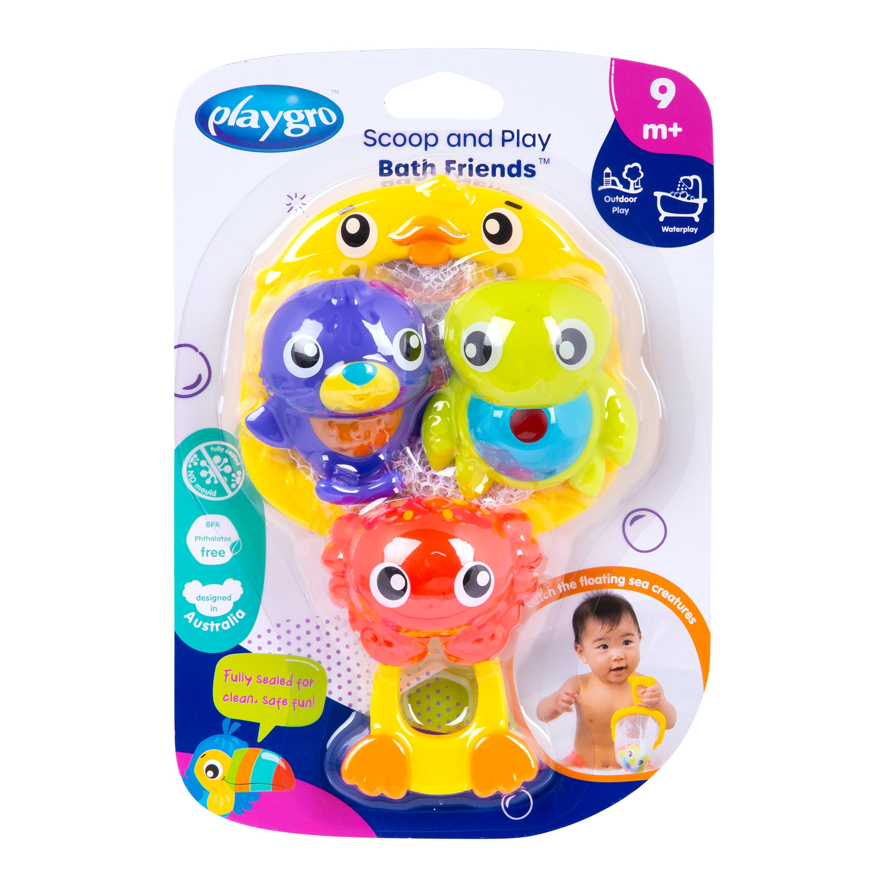 Playgro Scoop and Play Bath Friends