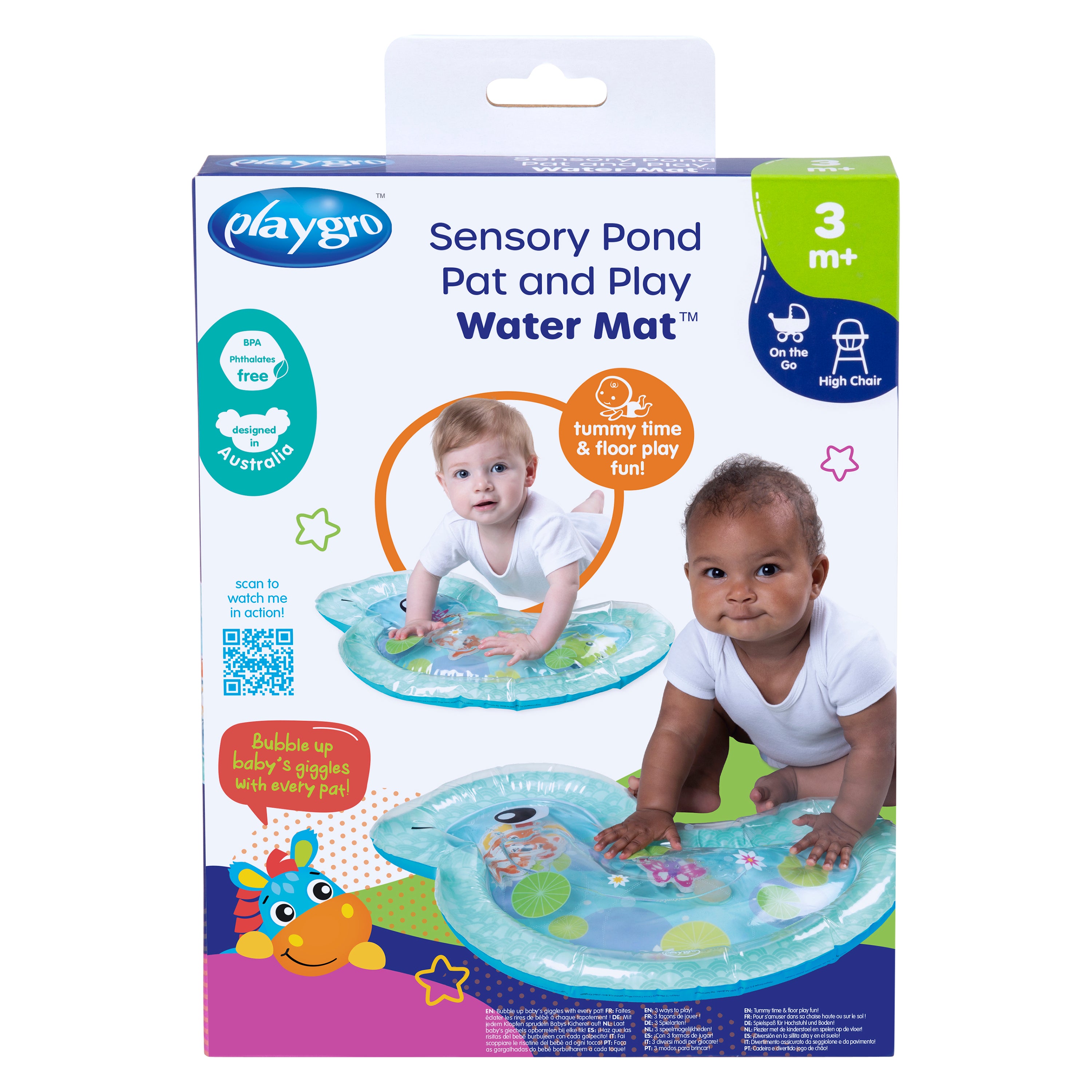 Playgro Sensory Pond Pat and Play Water Mat