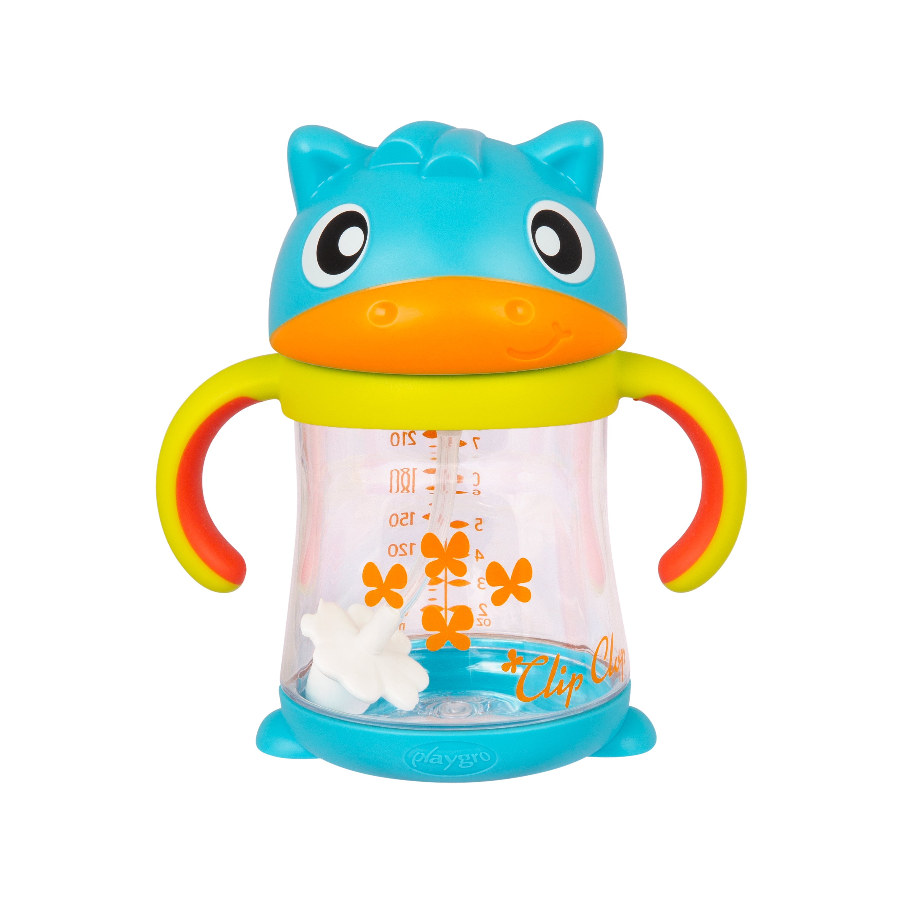 Clip Clop Weighted Straw Sippy Cup 6m+