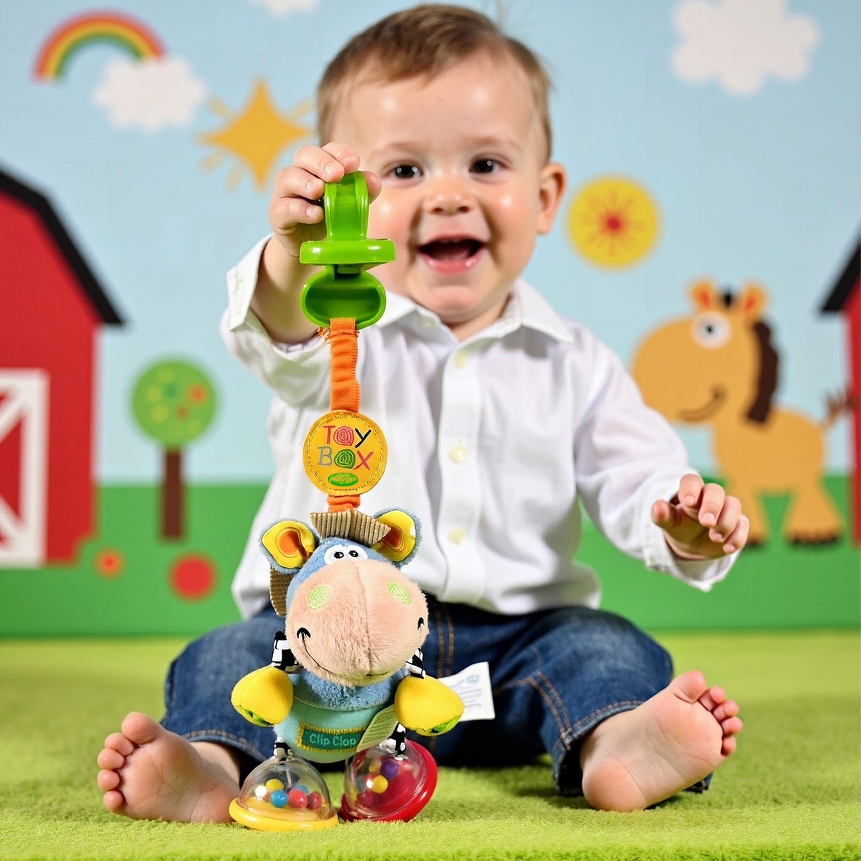 Playgro Toy Box Dingly Dangly Clip Clop