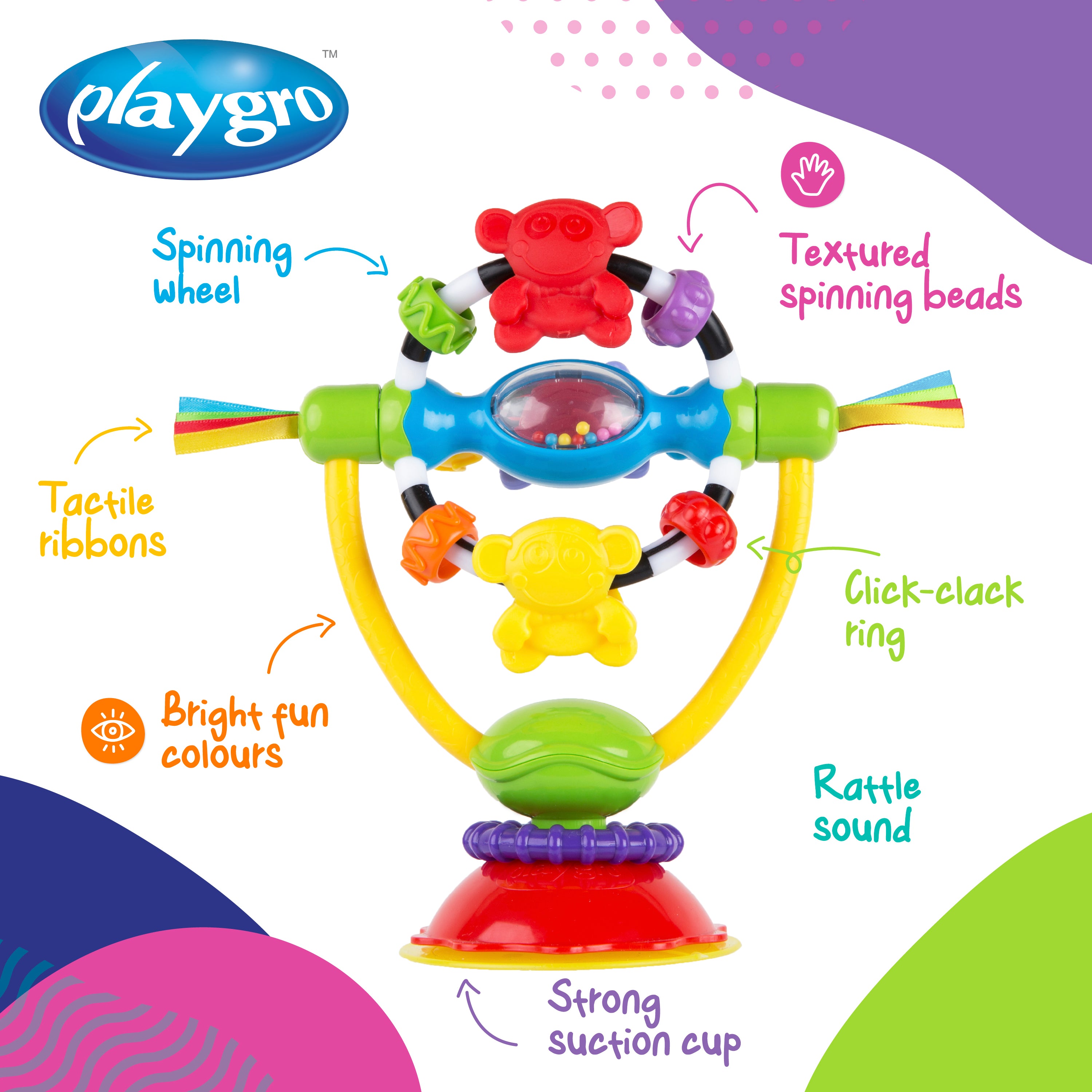 Playgro High Chair Spinning Toy