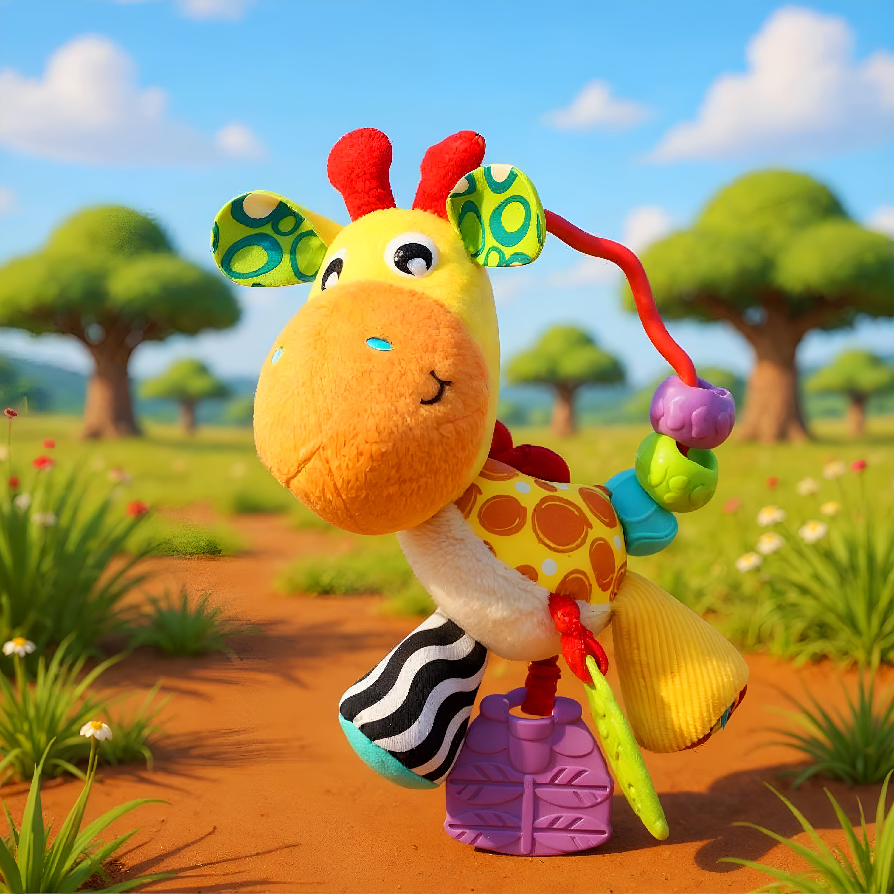 Playgro Giraffe Activity Rattle