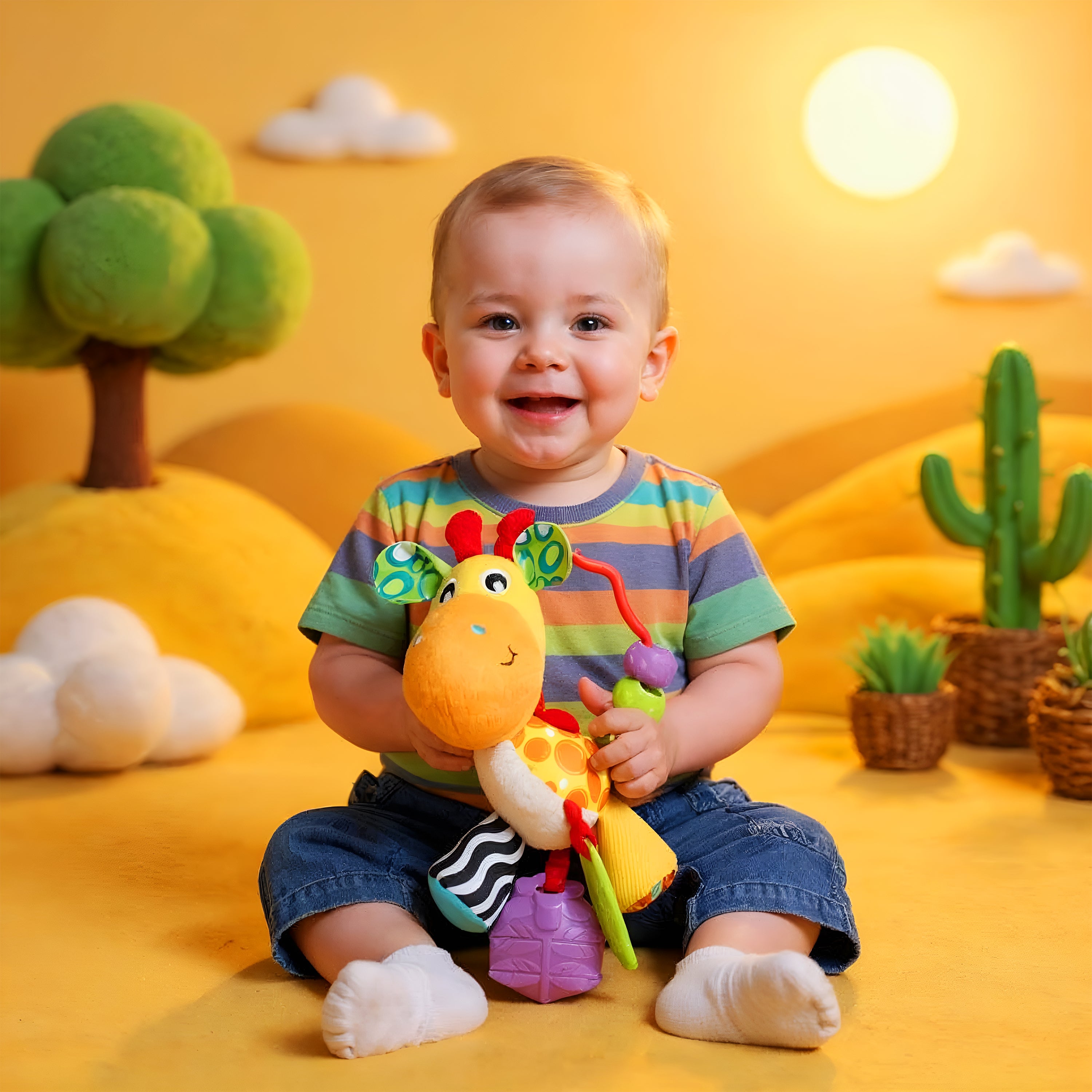 Playgro Giraffe Activity Rattle