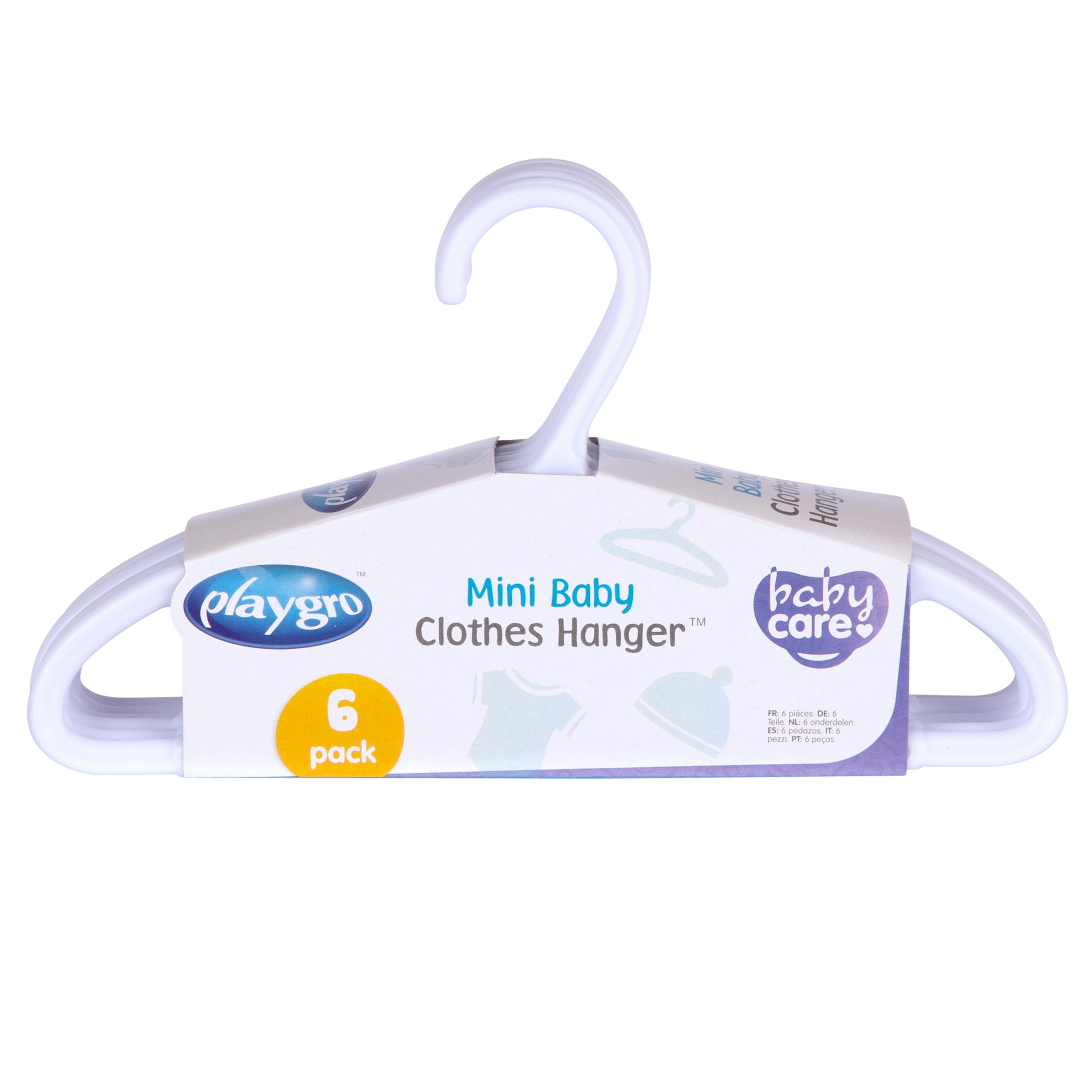 Playgro Baby Clothes Hangers (Small) - 6 Pack