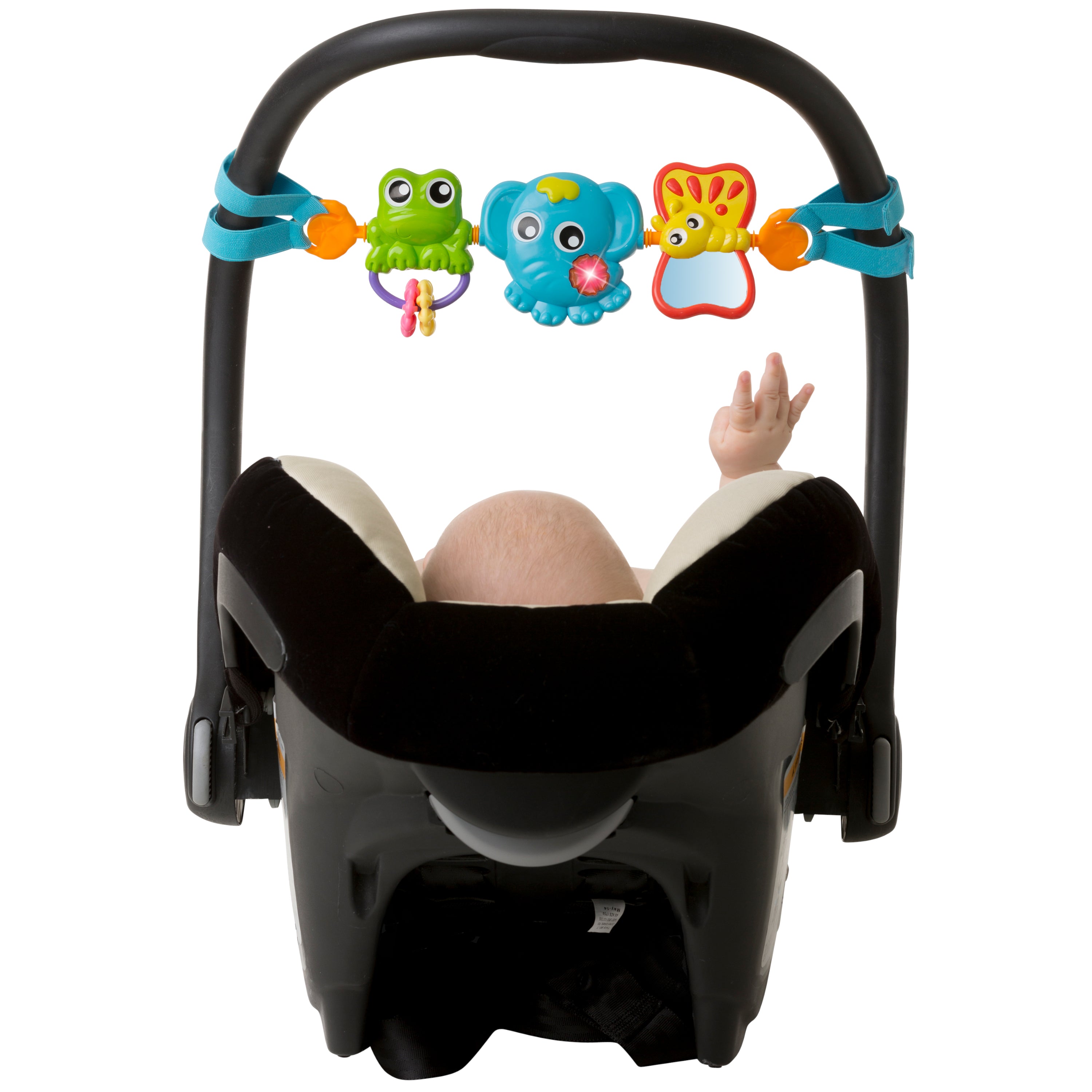 Playgro Travel Trio Musical Pram Tie