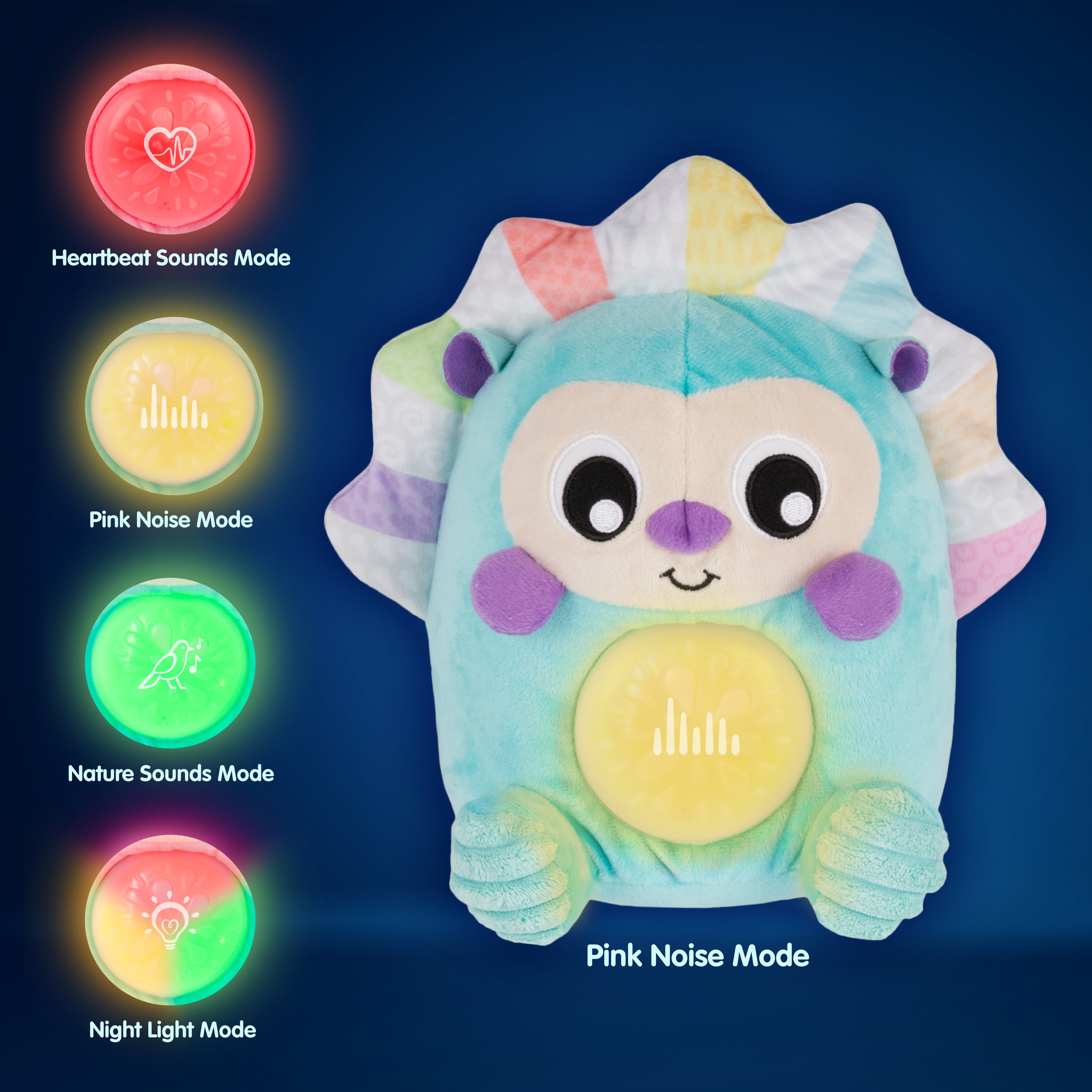 Playgro Dreamtime Soothing Sounds and Lights Hedgehog