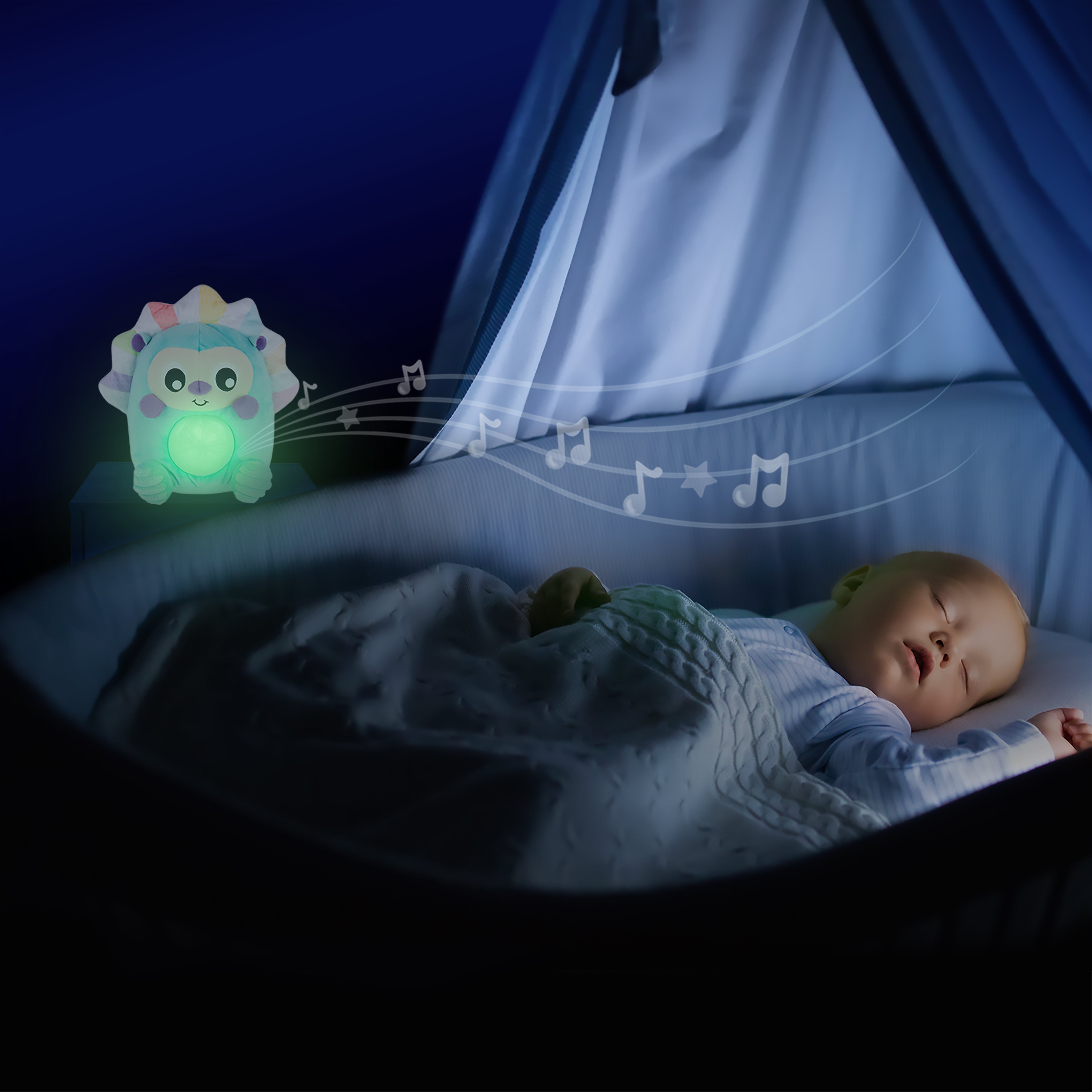 Playgro Dreamtime Soothing Sounds and Lights Hedgehog